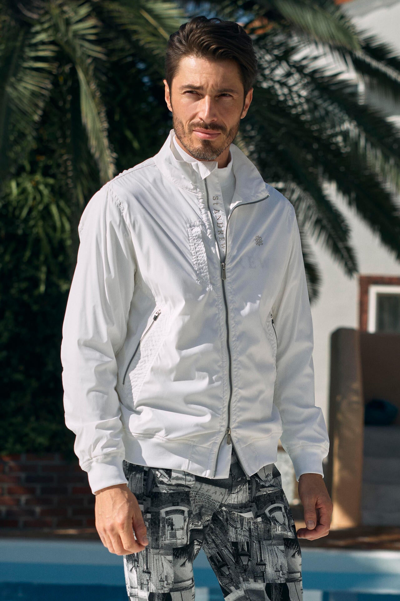 ドビーストレッチブルゾン (MENS)