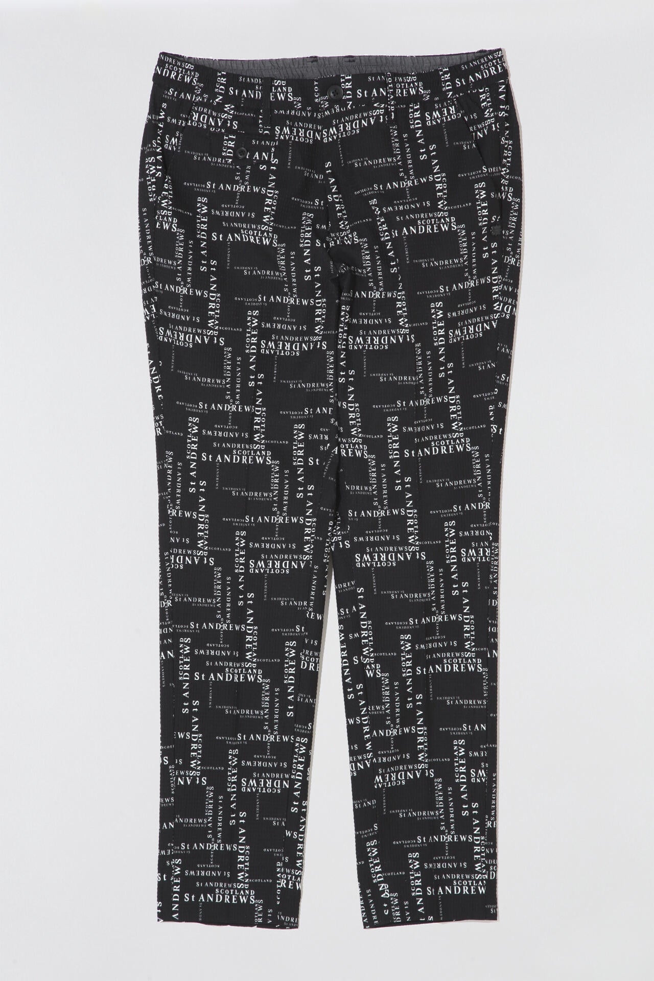 ランダムロゴプリントパンツ (MENS)