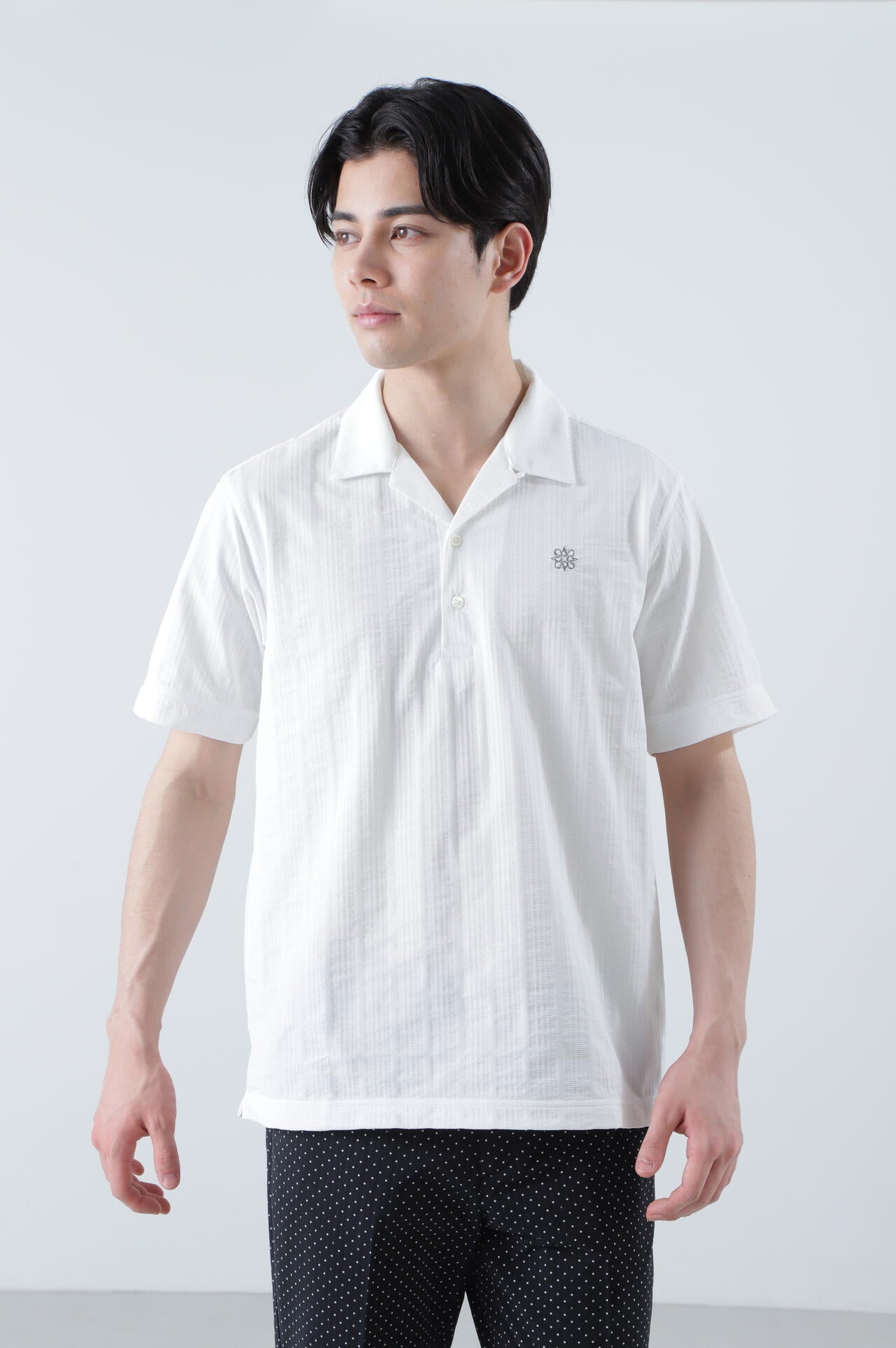 ハイゲージサッカー半袖シャツ (MENS)