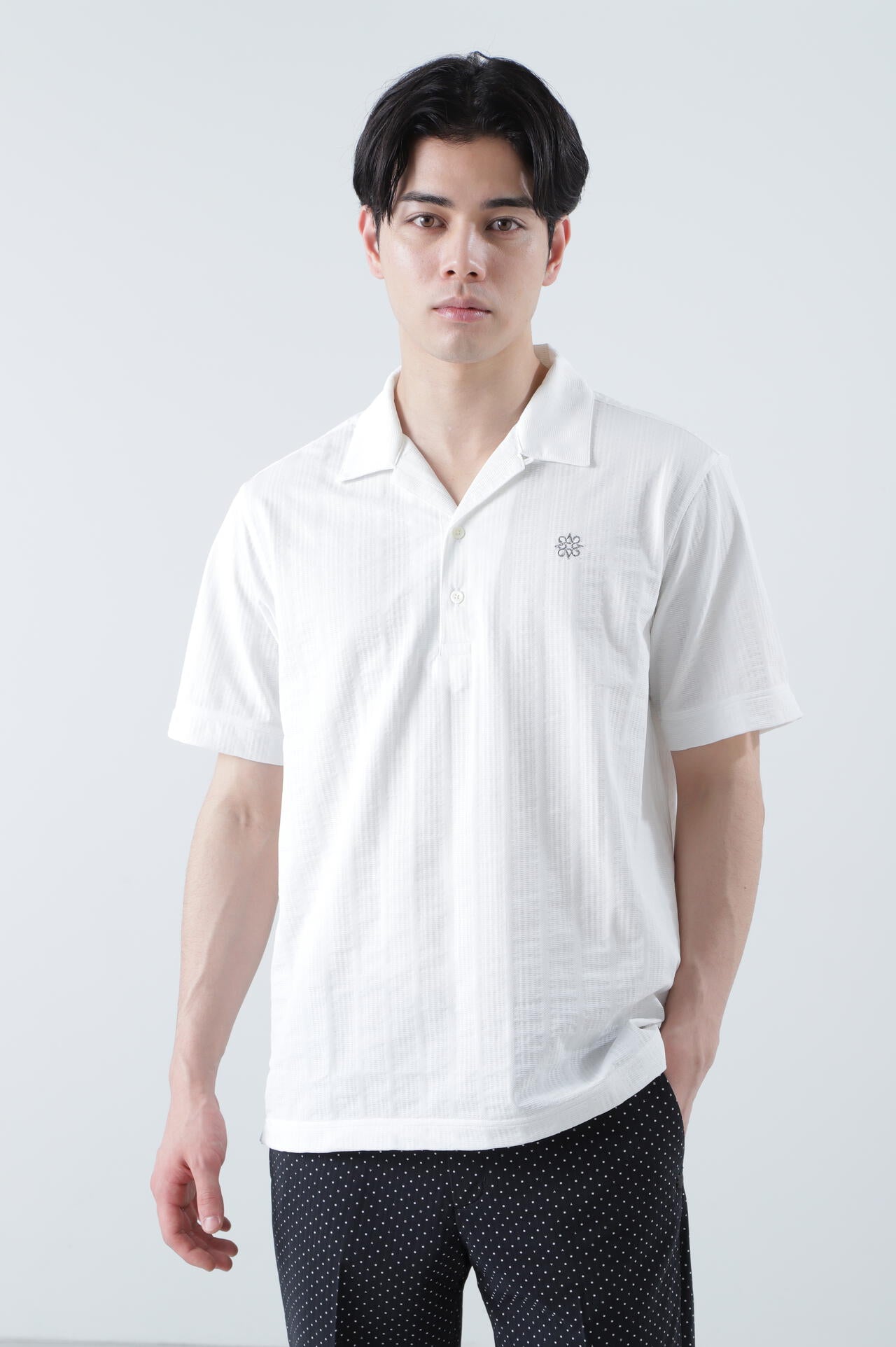 ハイゲージサッカー半袖シャツ (MENS)