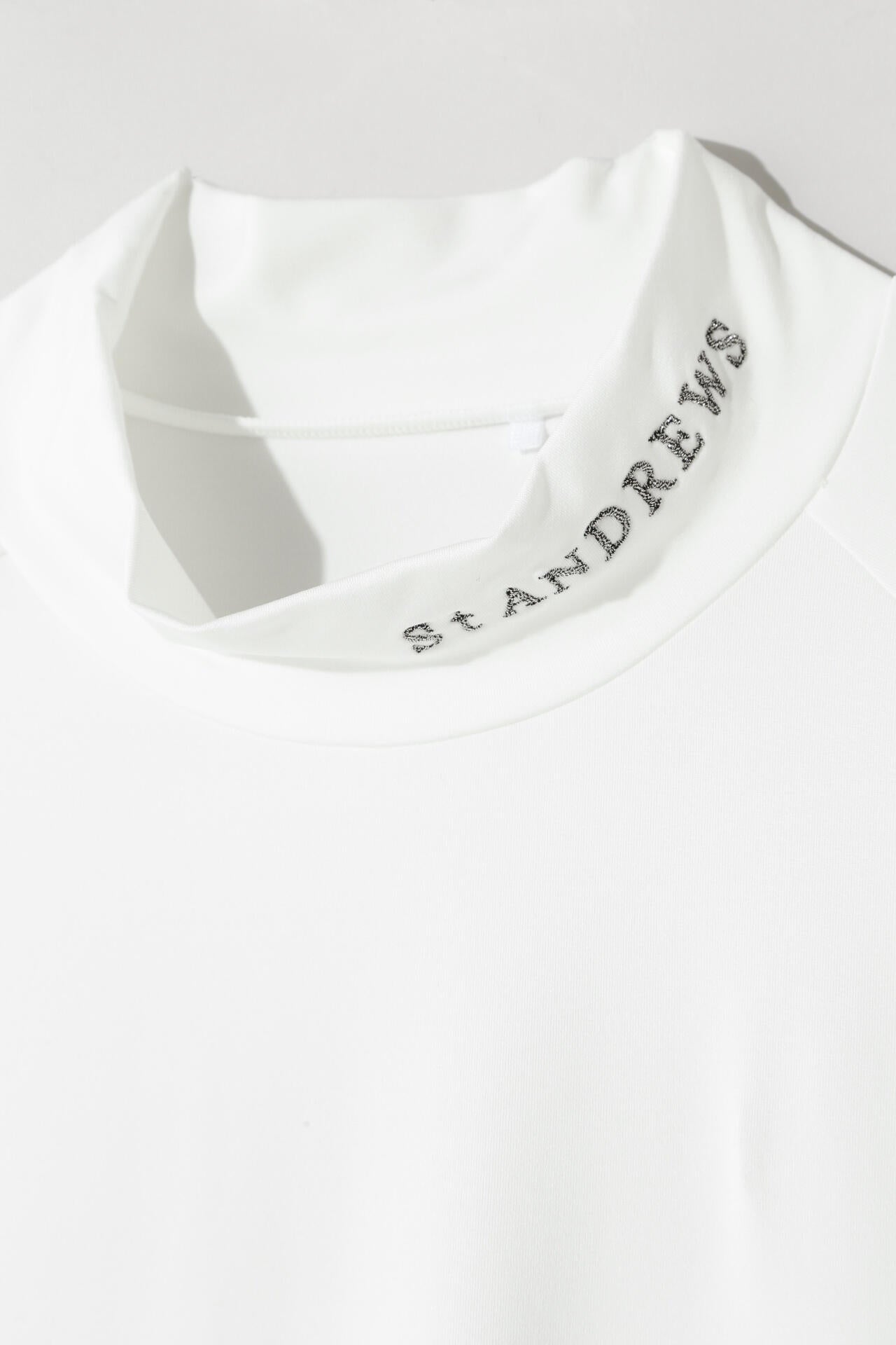 カチオンポリエステル ベア天竺 長袖ハイネック (MENS)