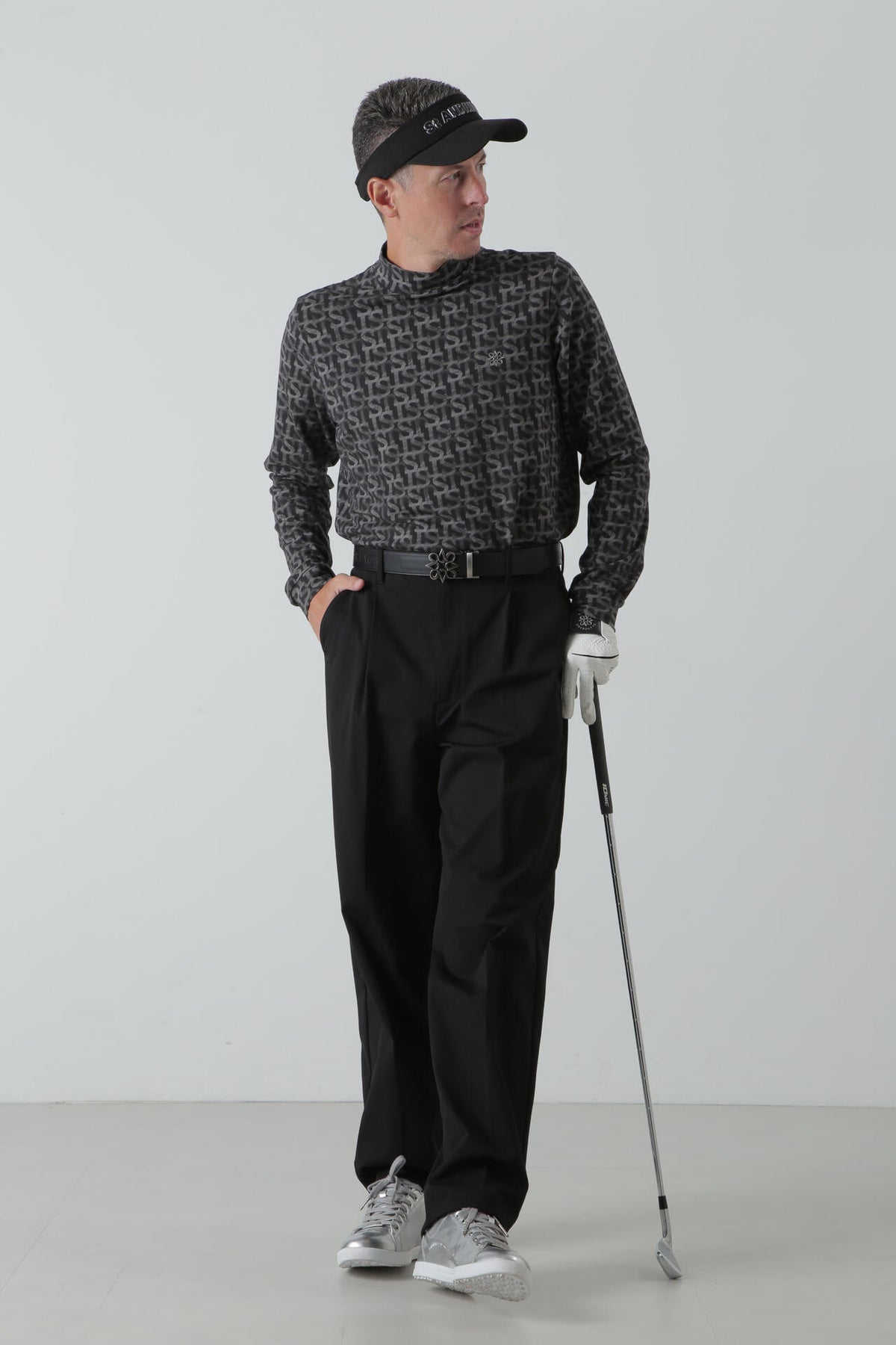 コードドビーストレッチワイドパンツ (MENS)