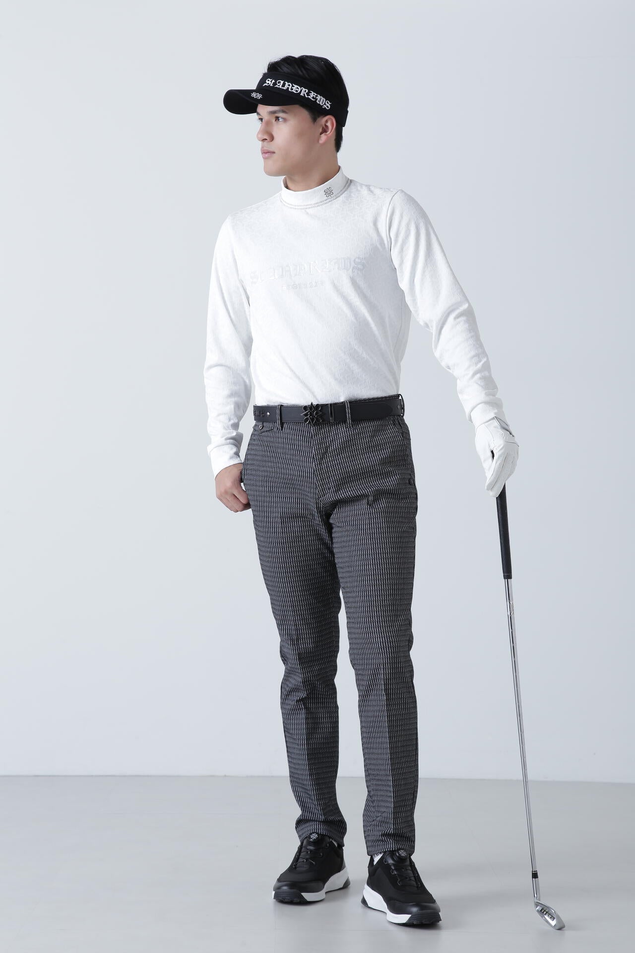 ストライプウェーブストレッチパンツ (MENS)
