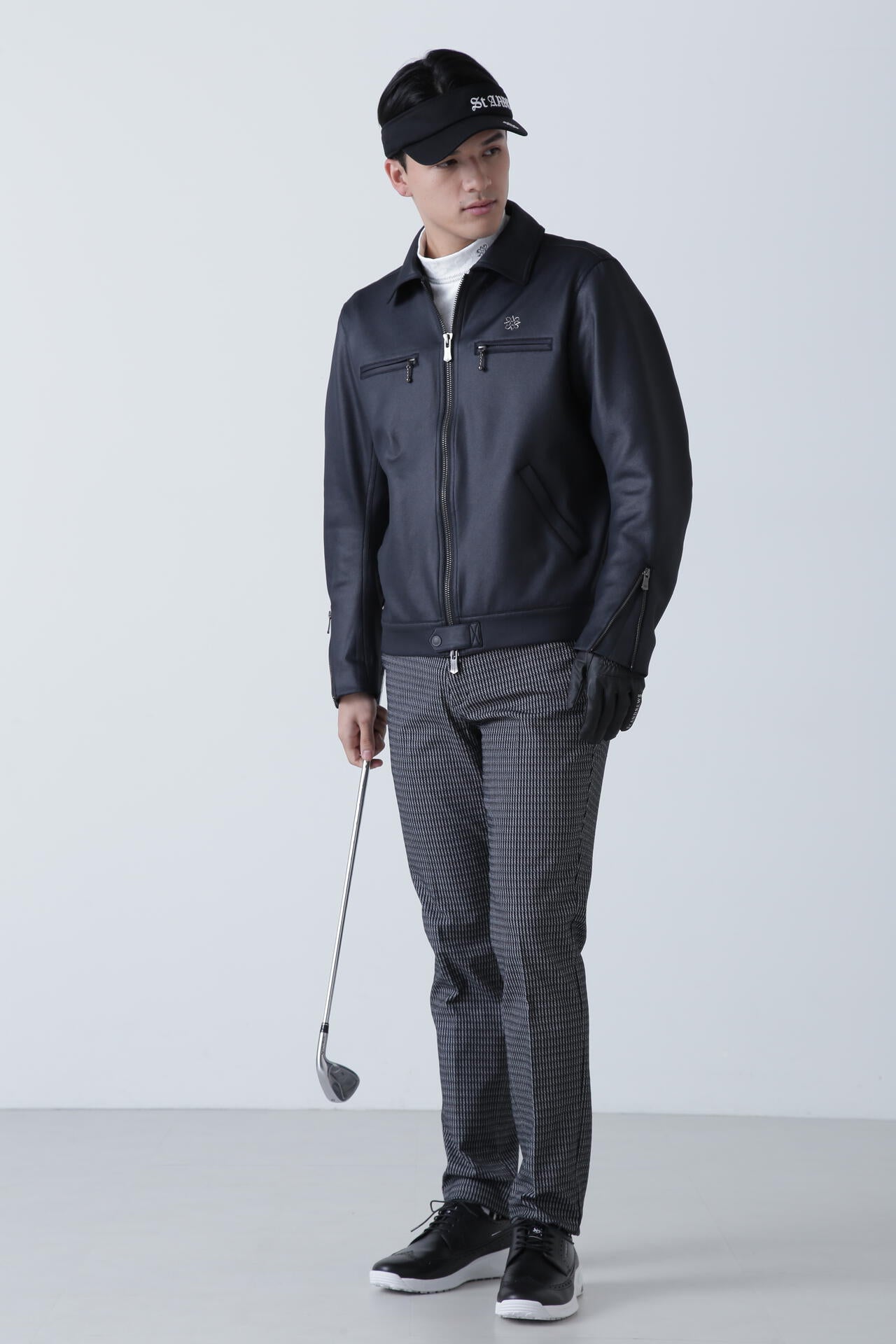 ストライプウェーブストレッチパンツ (MENS)