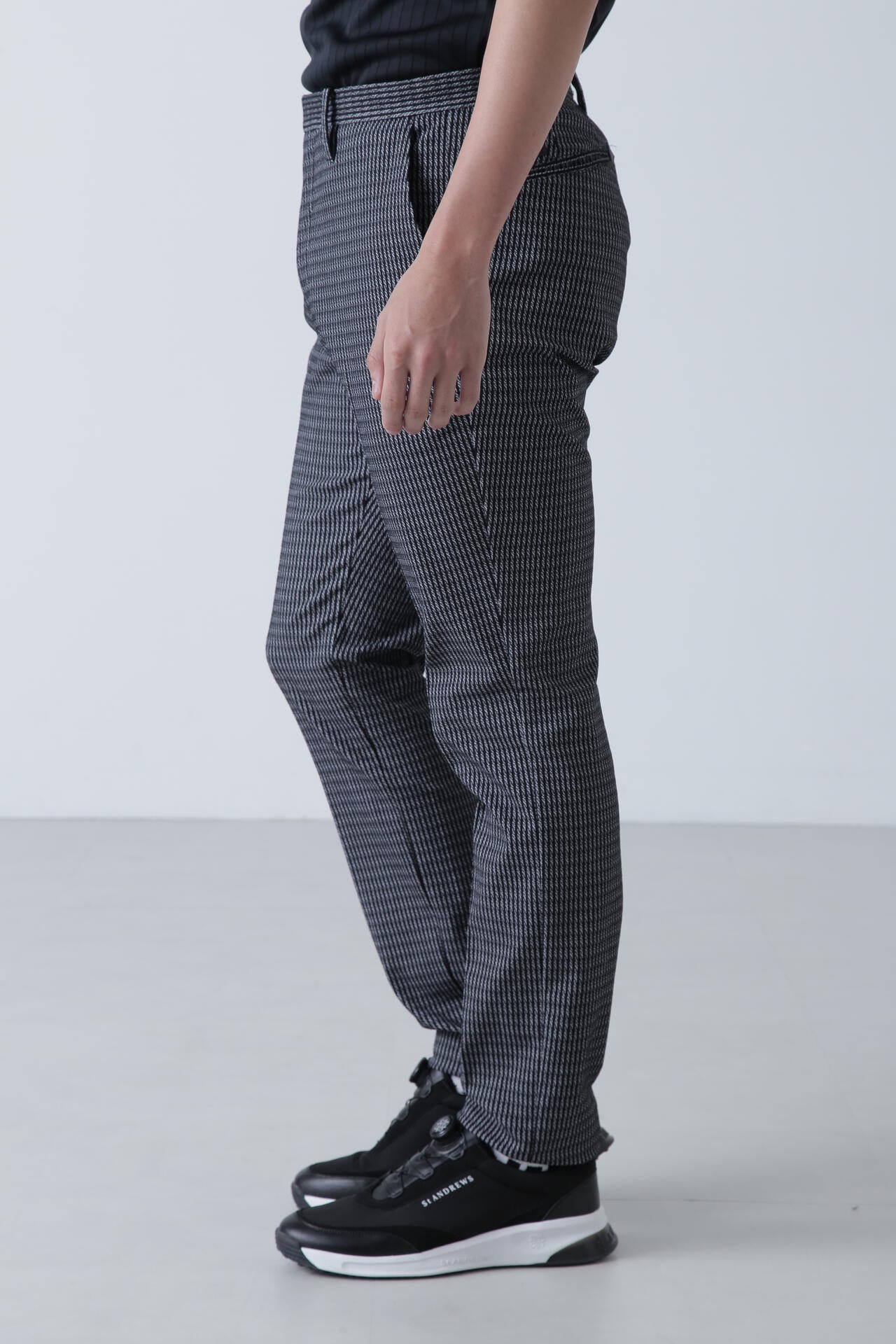 ストライプウェーブストレッチパンツ (MENS)