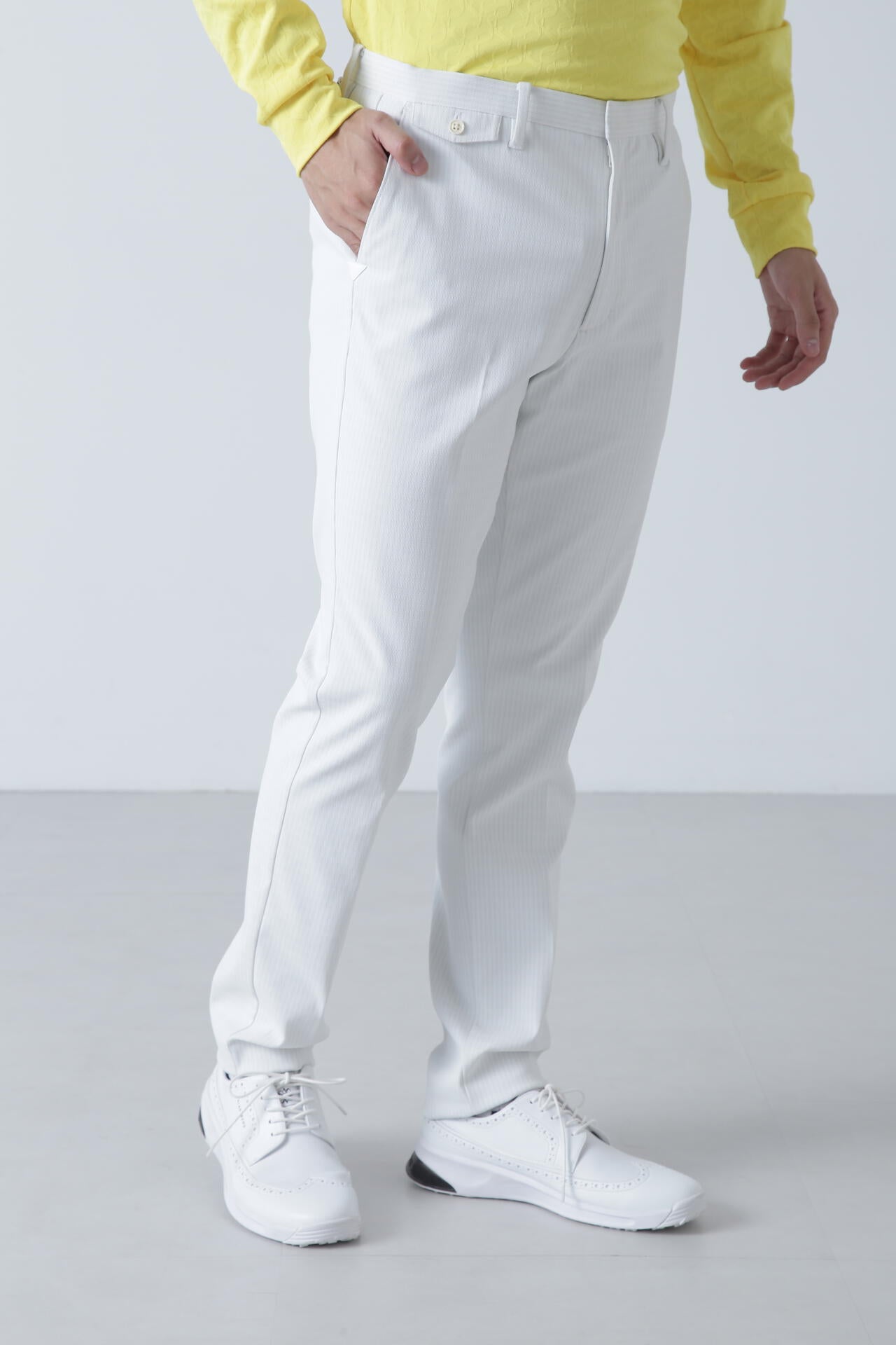 ストライプウェーブストレッチパンツ (MENS)