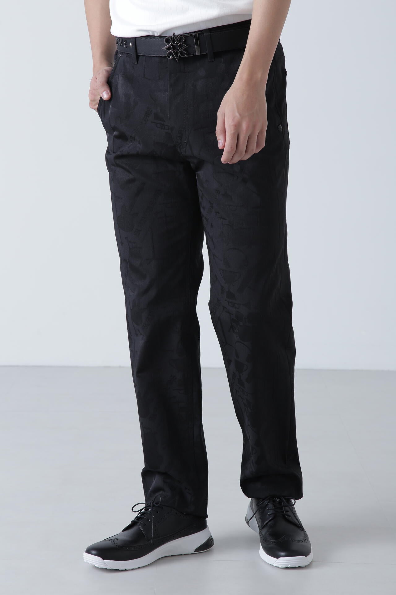 ミュージック柄ジャガードパンツ (MENS)