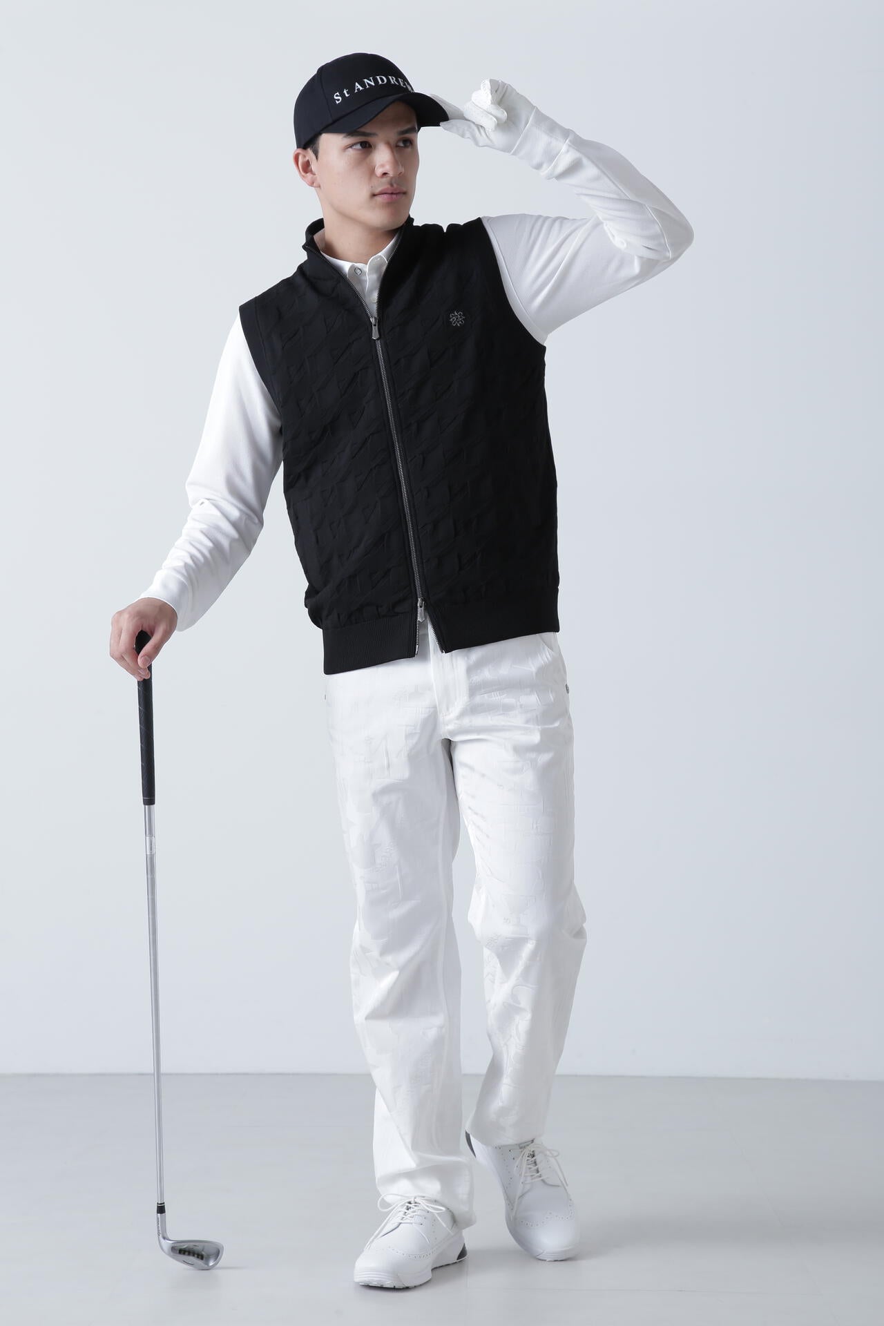 ミュージック柄ジャガードパンツ (MENS)