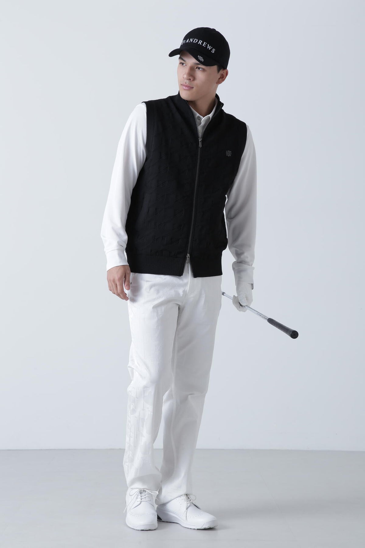 ミュージック柄ジャガードパンツ (MENS)