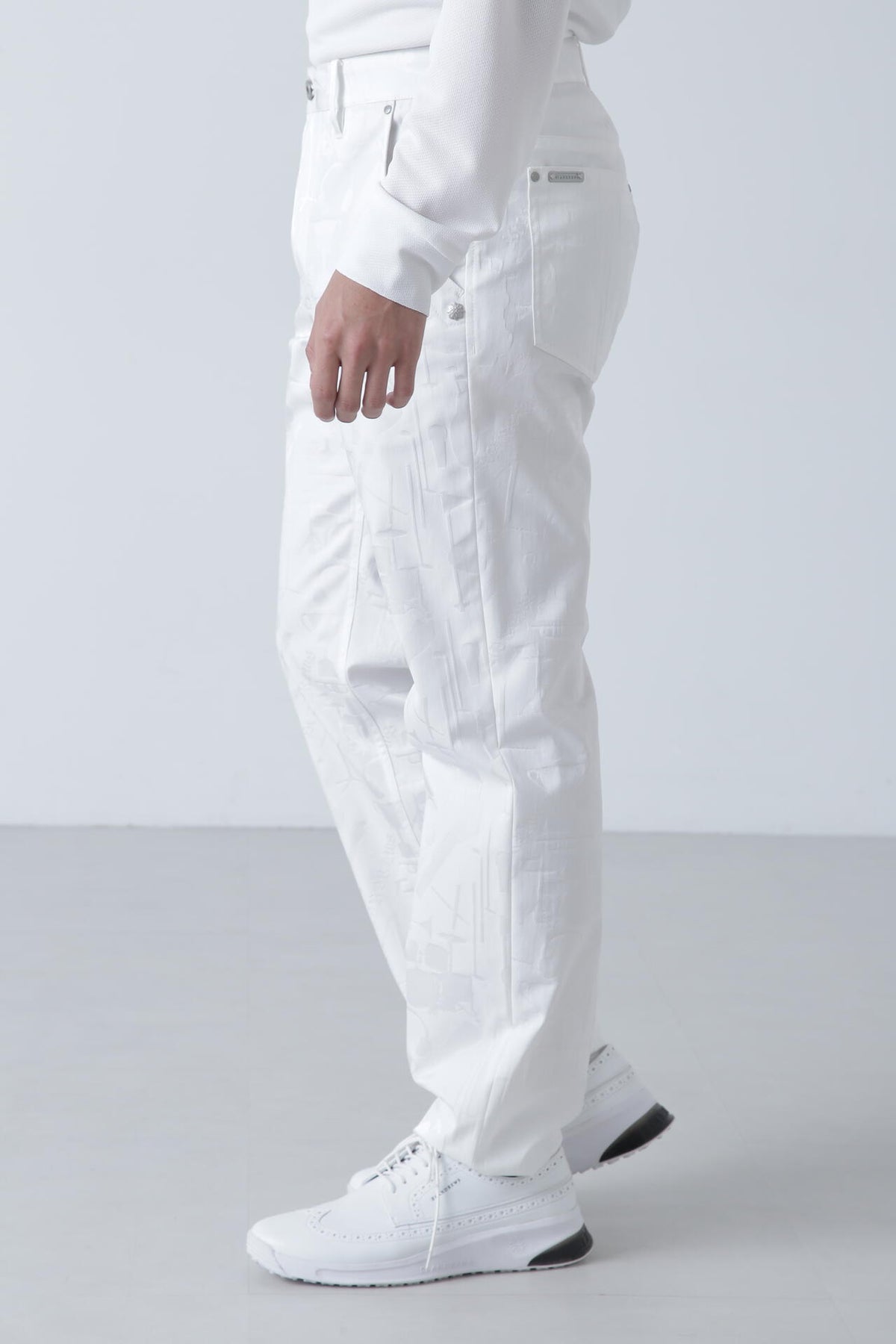 ミュージック柄ジャガードパンツ (MENS)