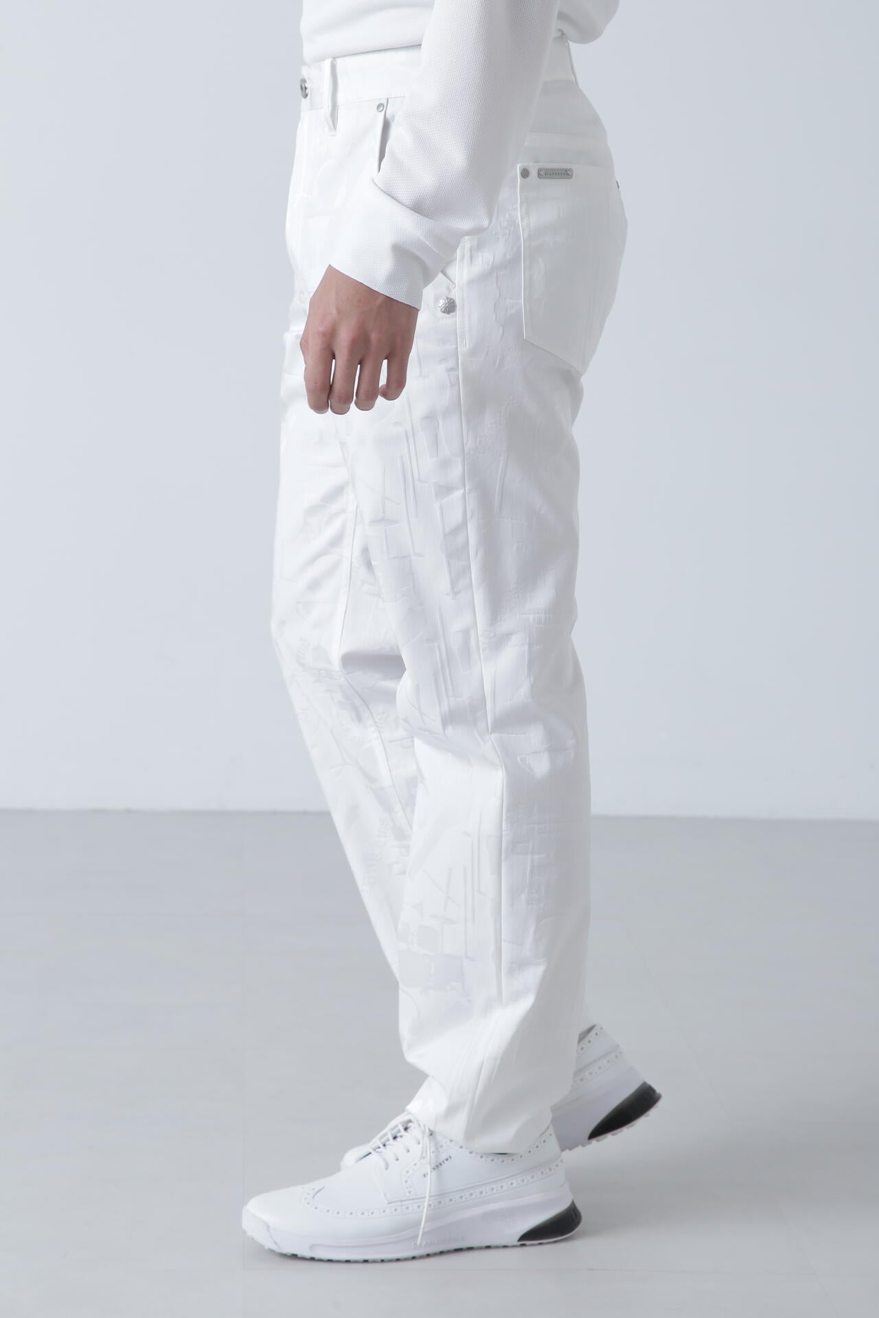 ミュージック柄ジャガードパンツ (MENS)