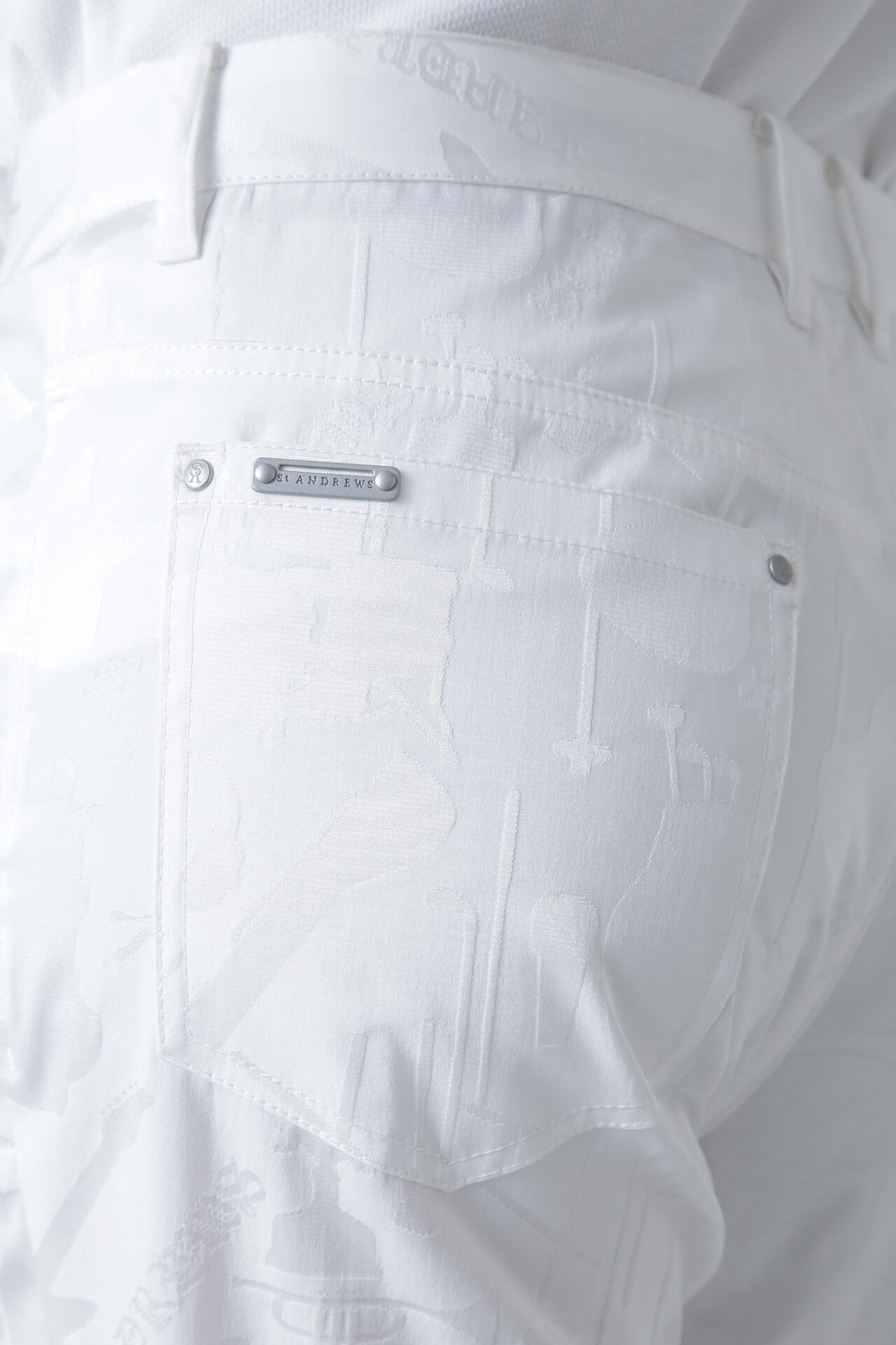 ミュージック柄ジャガードパンツ (MENS)