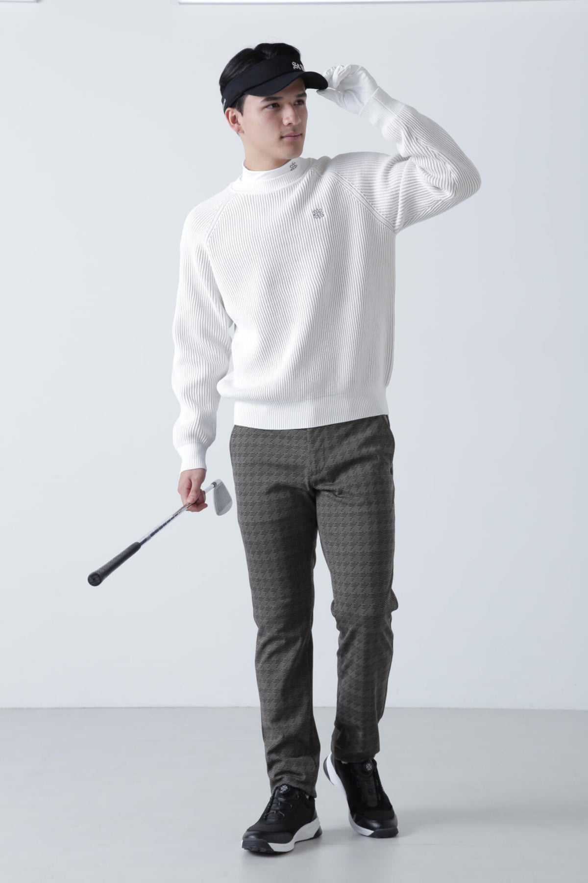 ジオメトリックジャガードパンツ (MENS)