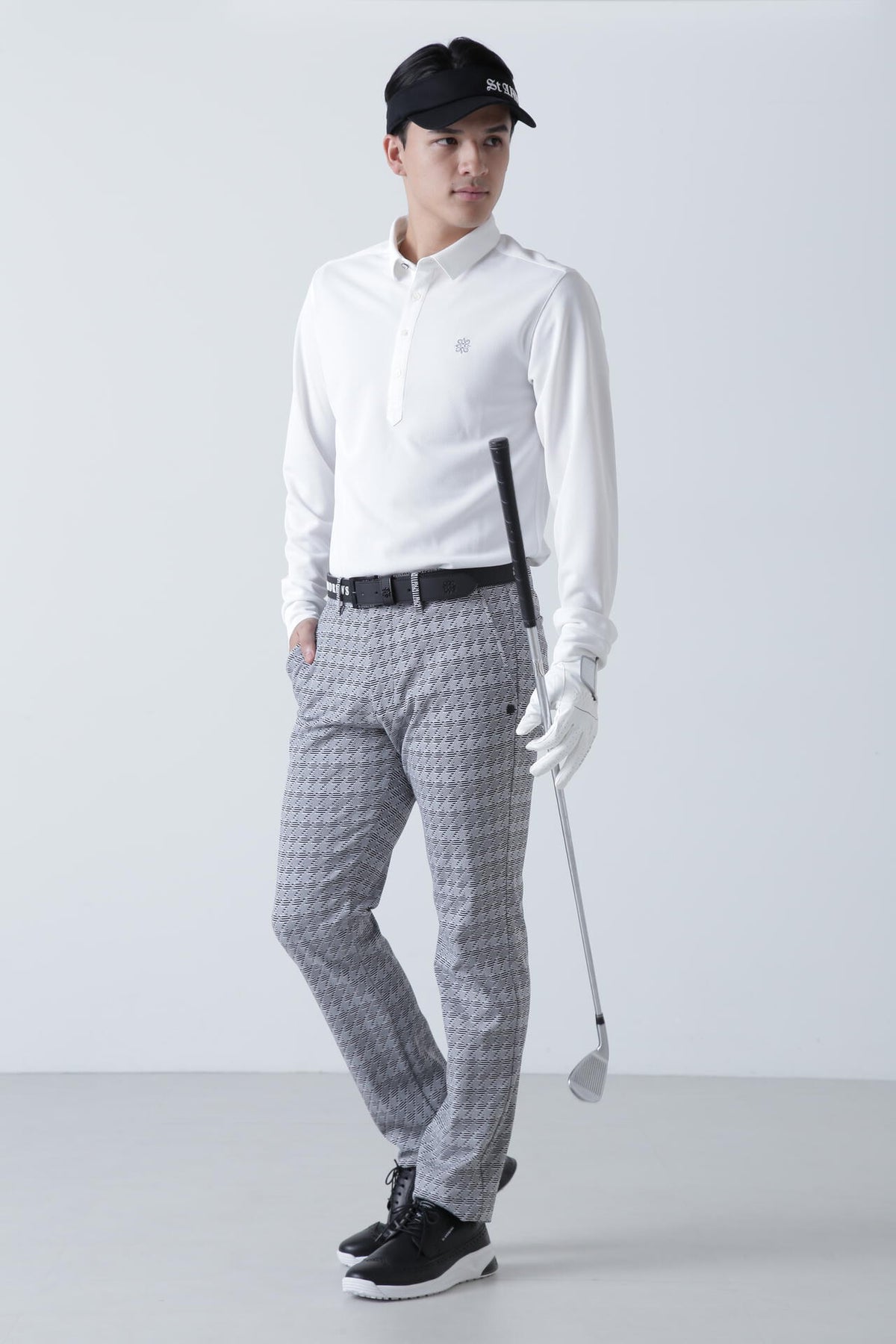 ジオメトリックジャガードパンツ (MENS)