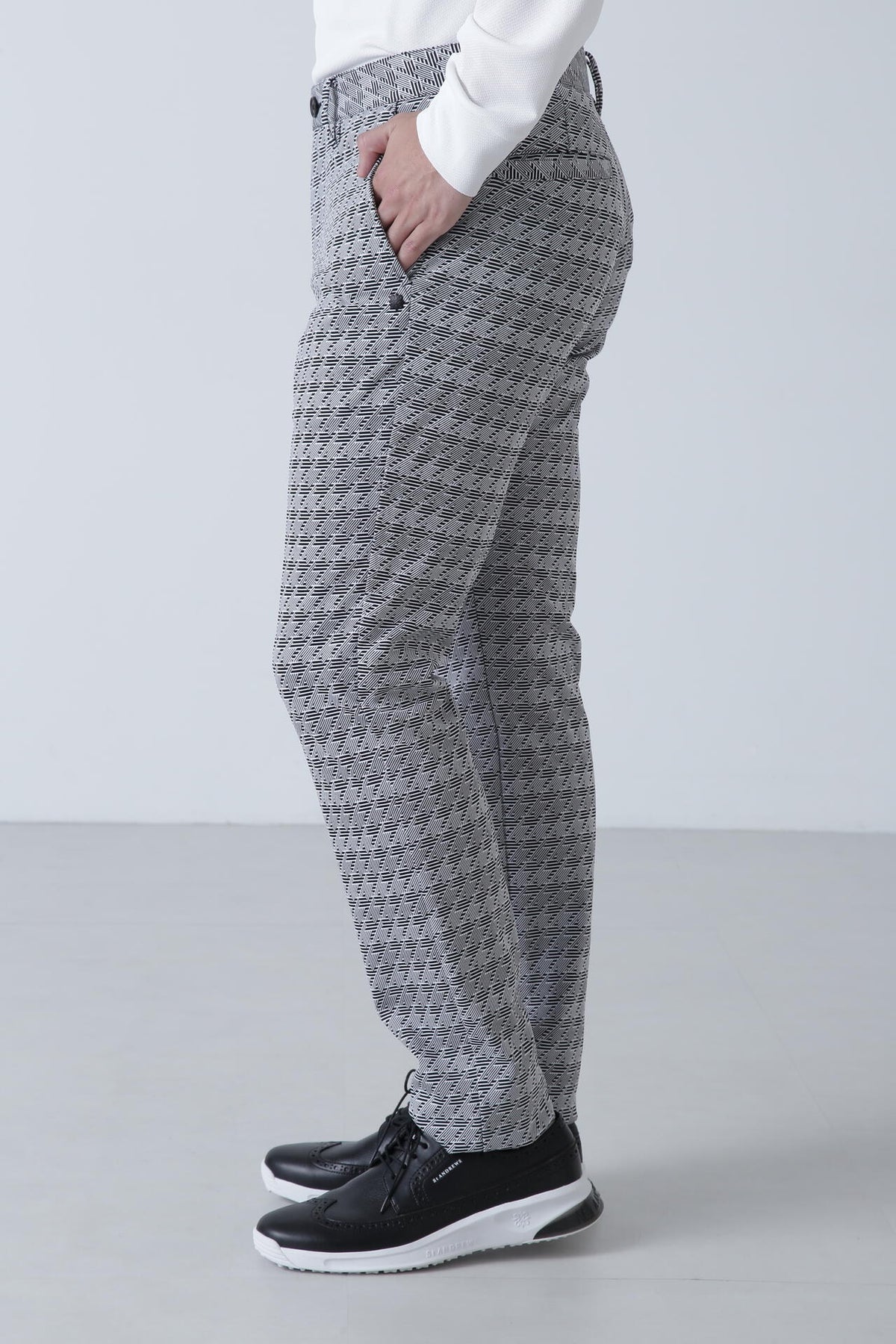 ジオメトリックジャガードパンツ (MENS)