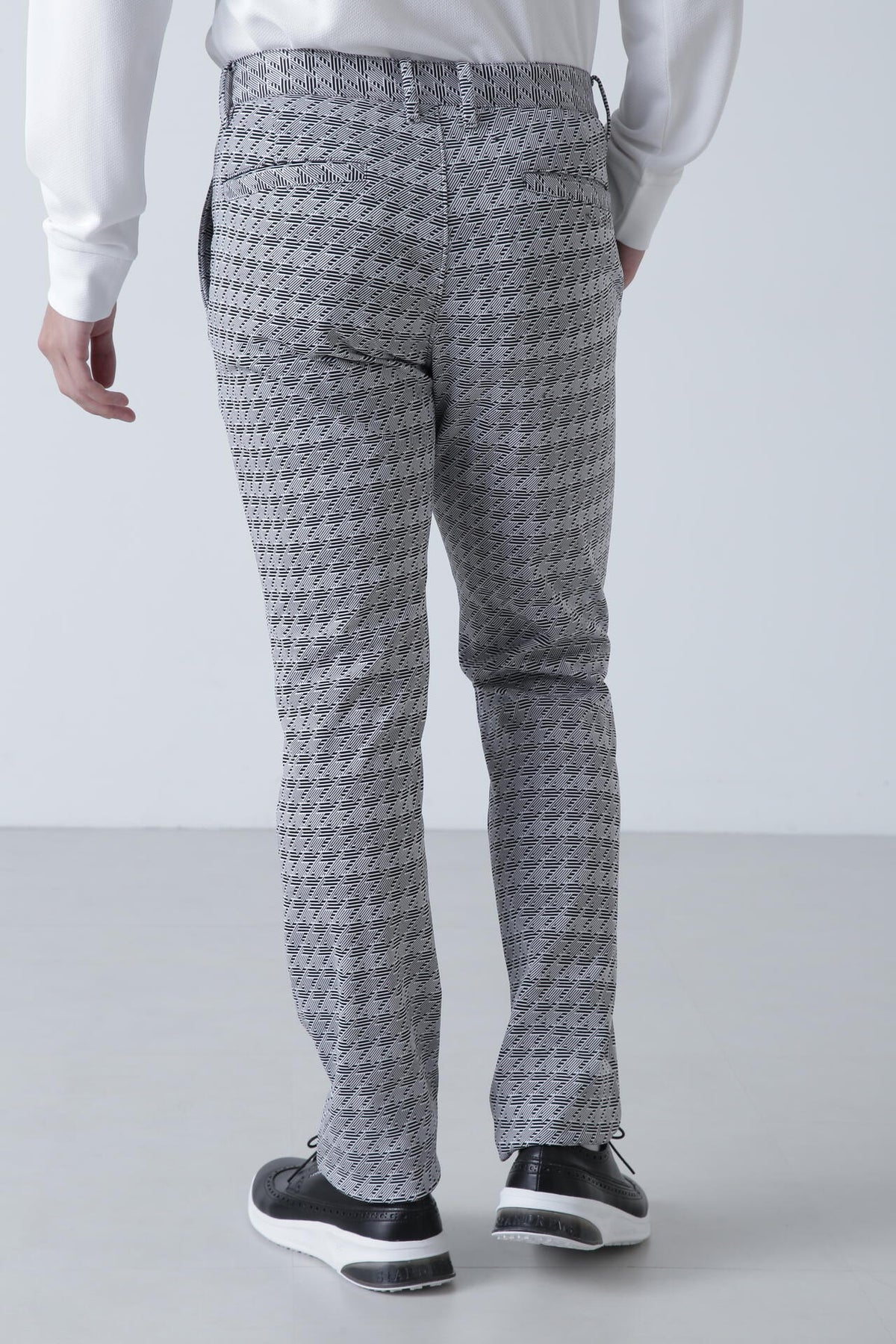 ジオメトリックジャガードパンツ (MENS)