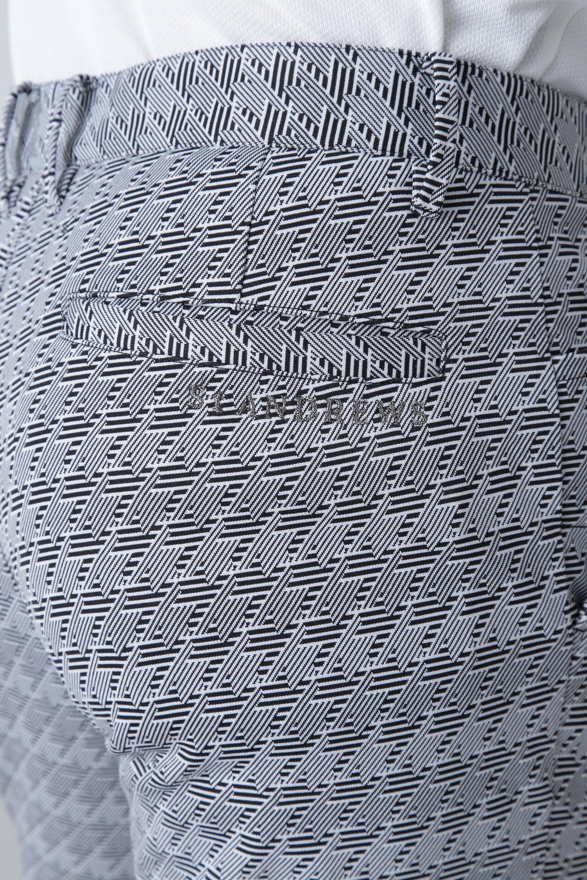 ジオメトリックジャガードパンツ (MENS)