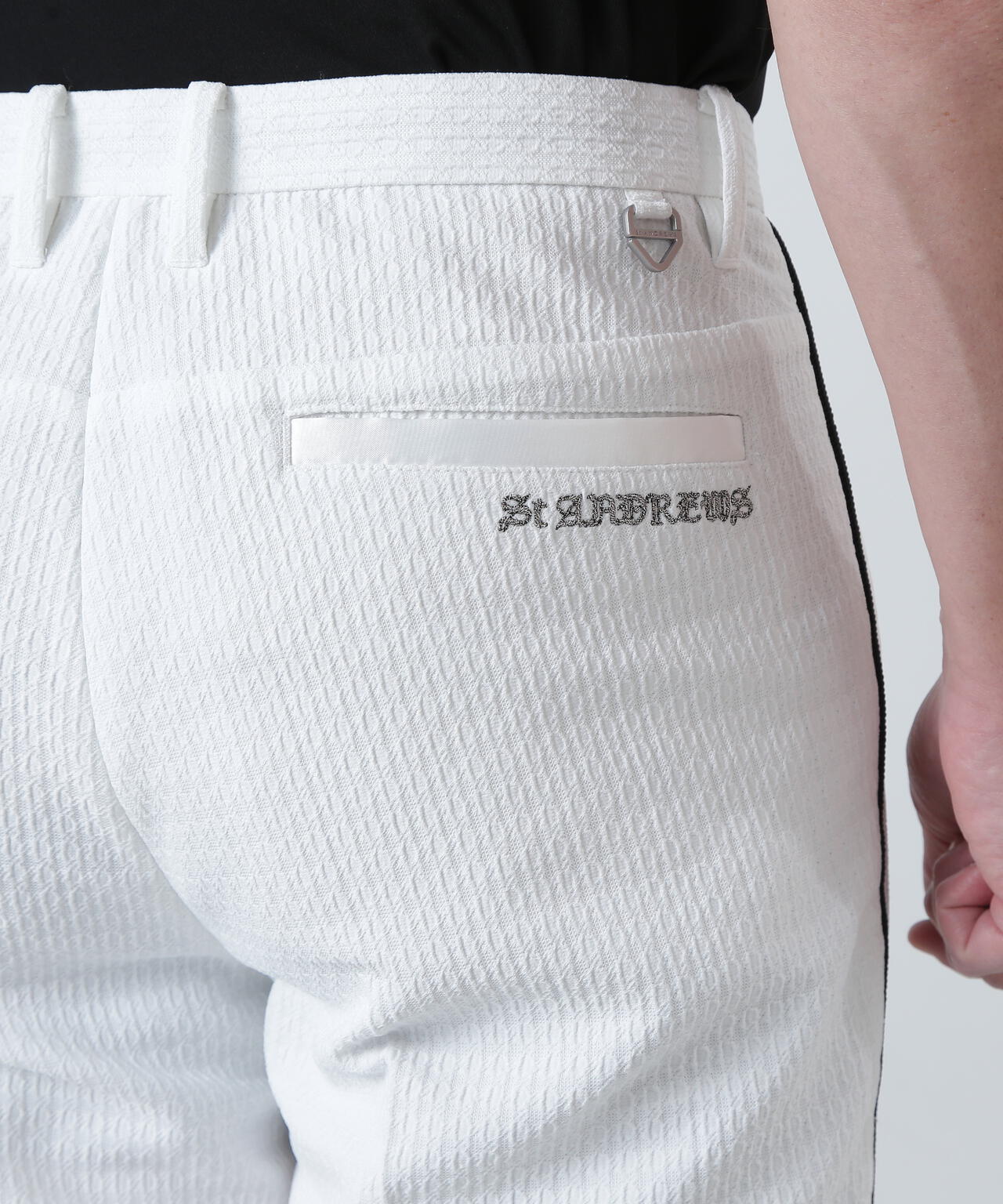 ハンドトゥースジャガードパンツ (MENS)