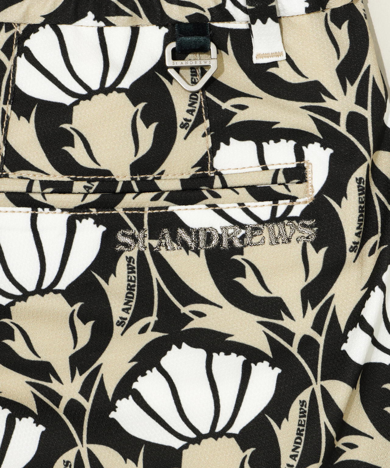 ドビーストレッチショートパンツ <アザミ柄> (MENS)