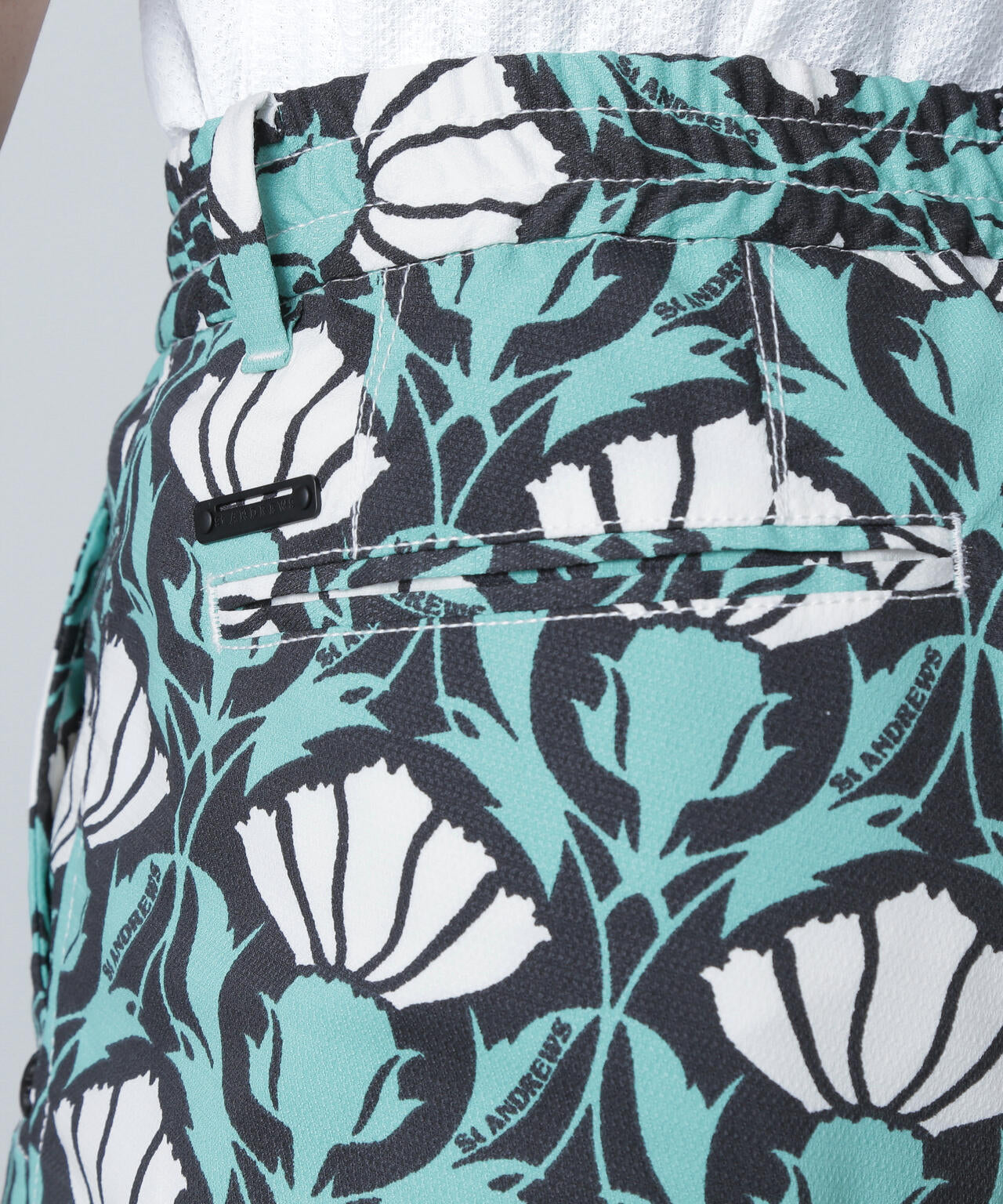 ドビーストレッチショートパンツ <アザミ柄> (MENS)