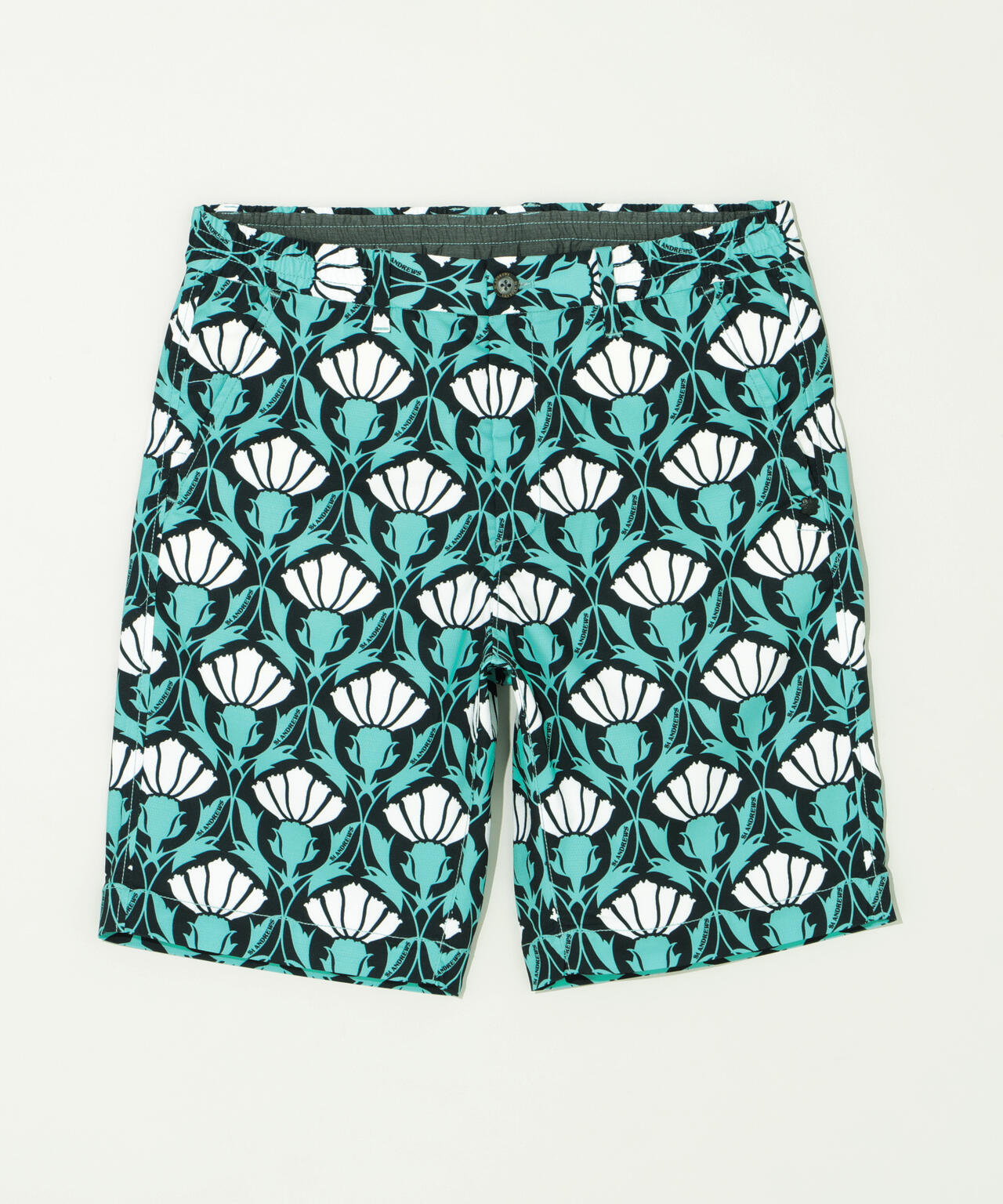 ドビーストレッチショートパンツ <アザミ柄> (MENS)