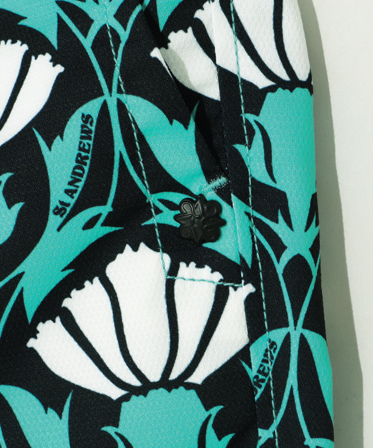 ドビーストレッチショートパンツ <アザミ柄> (MENS)