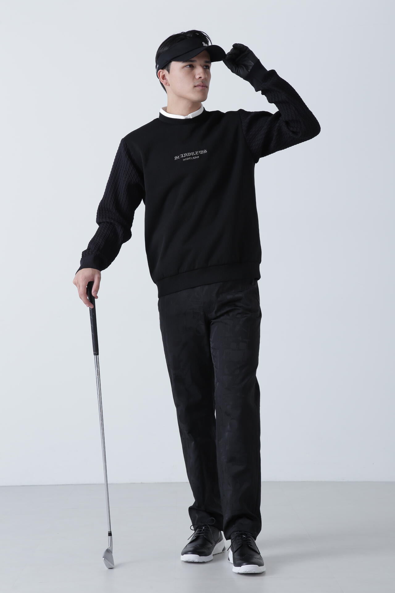 クオーターゲージエアシャットクルーネックプルオーバー (MENS)