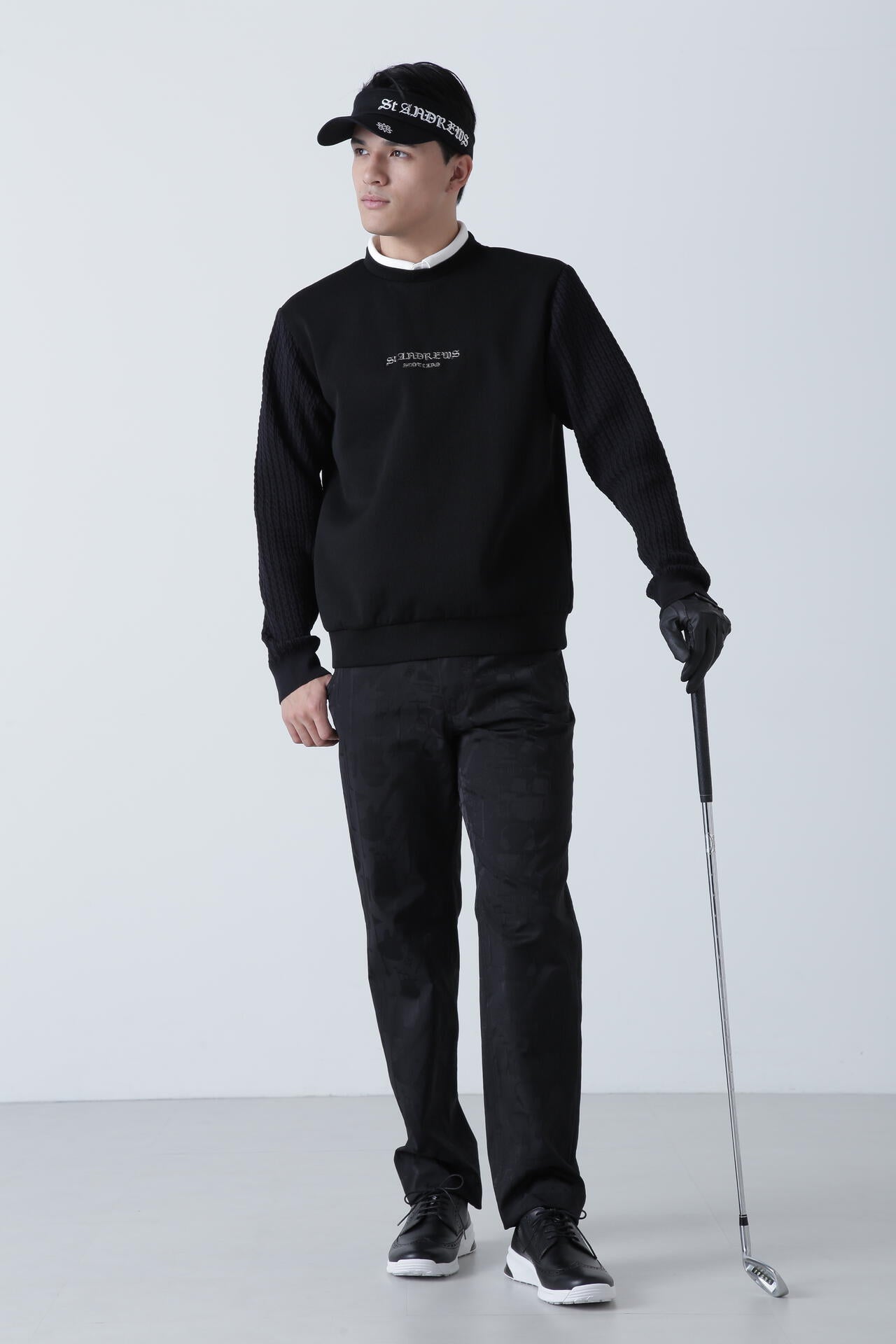 クオーターゲージエアシャットクルーネックプルオーバー (MENS)