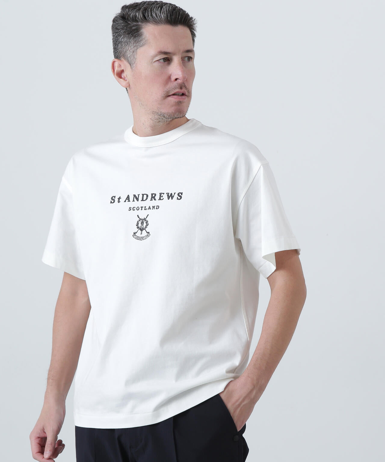 プレーティング天竺Tシャツ (MENS)