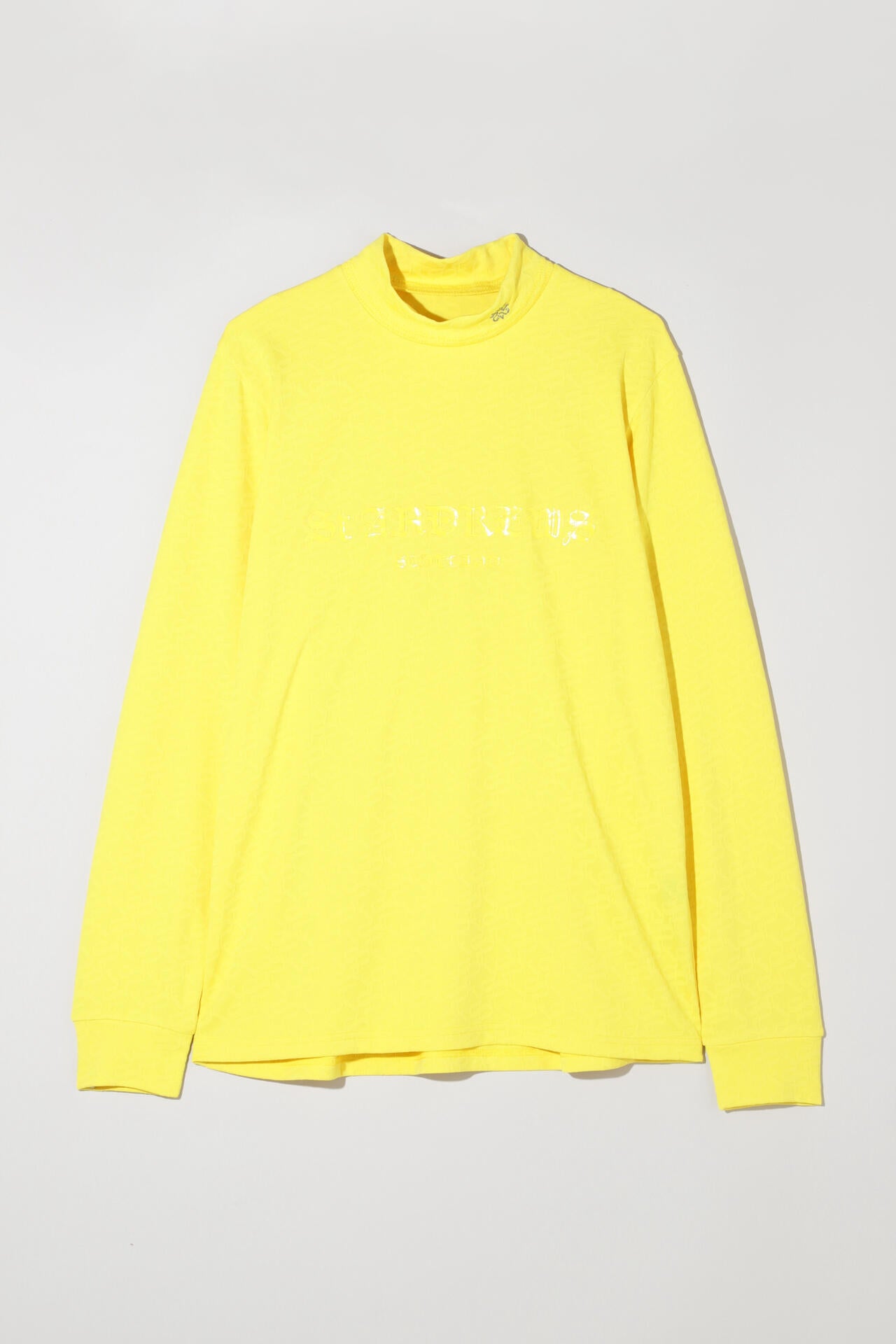 STAドットジャガード長袖ハイネックカットソー (MENS)