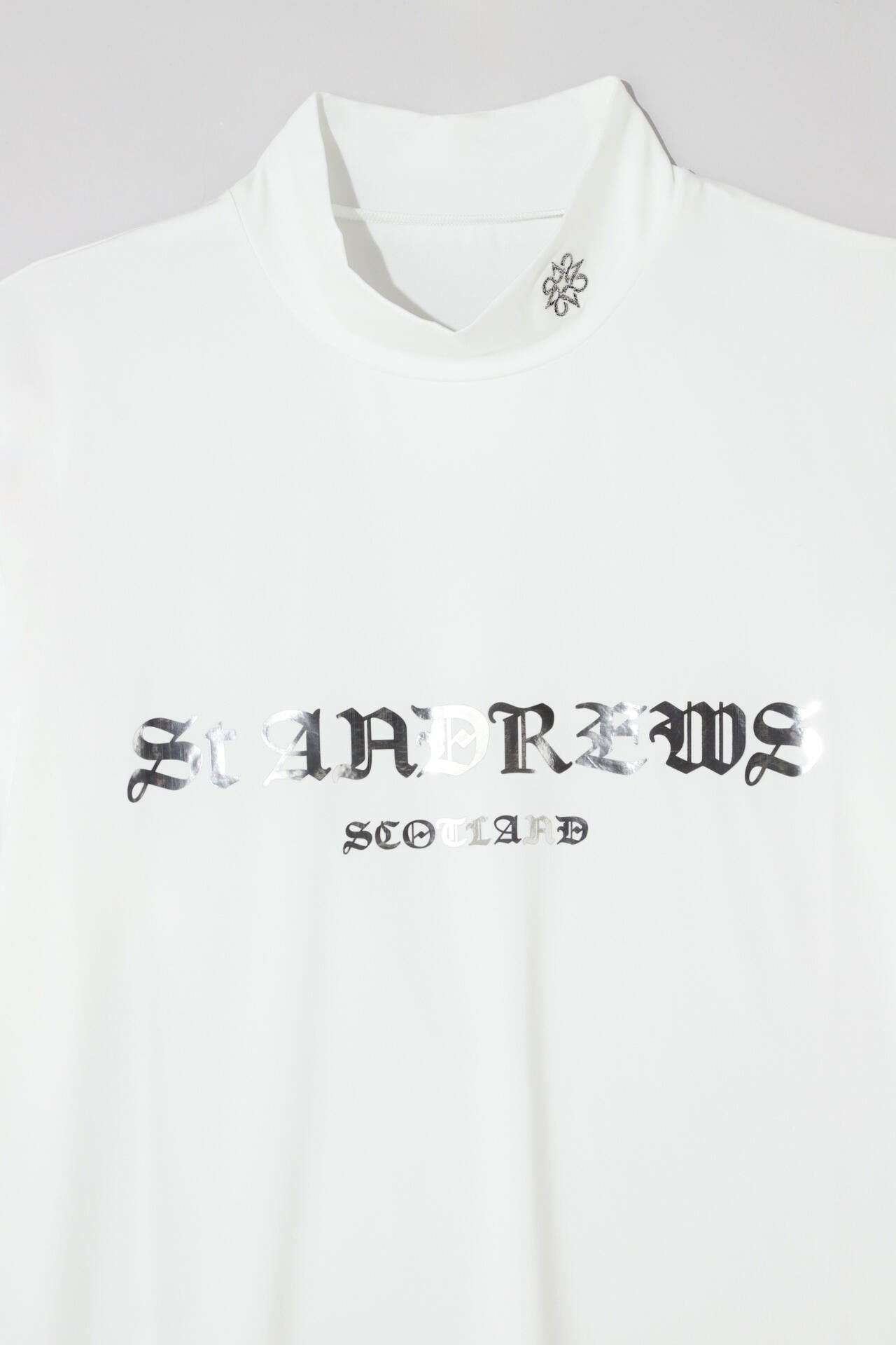 カチオンポリエステルベア天半袖ハイネック (MENS)