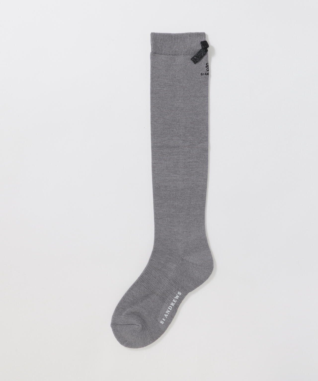 接触冷感 抗菌防臭リボンハイソックス (WOMENS)