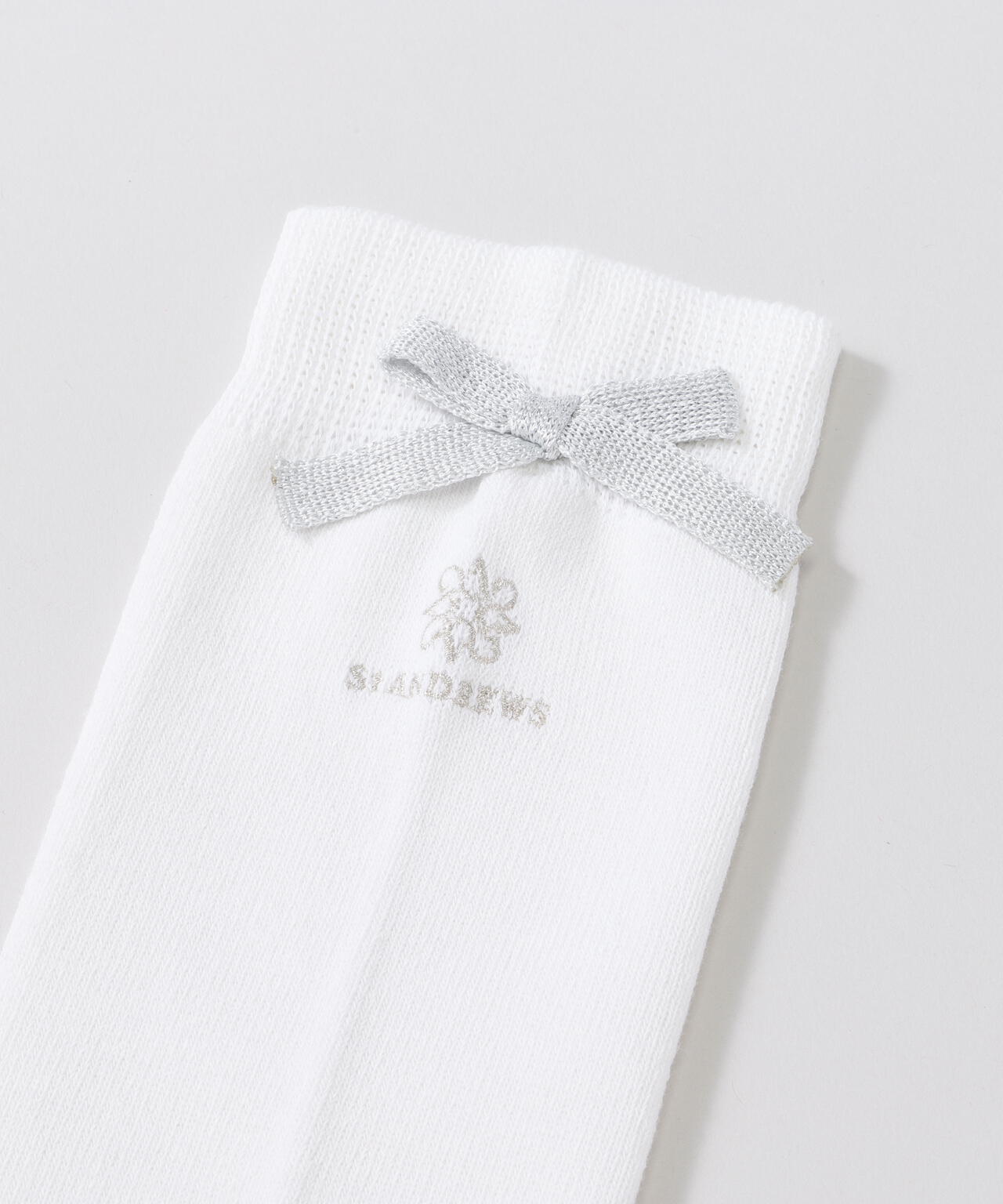 接触冷感 抗菌防臭リボンハイソックス (WOMENS)