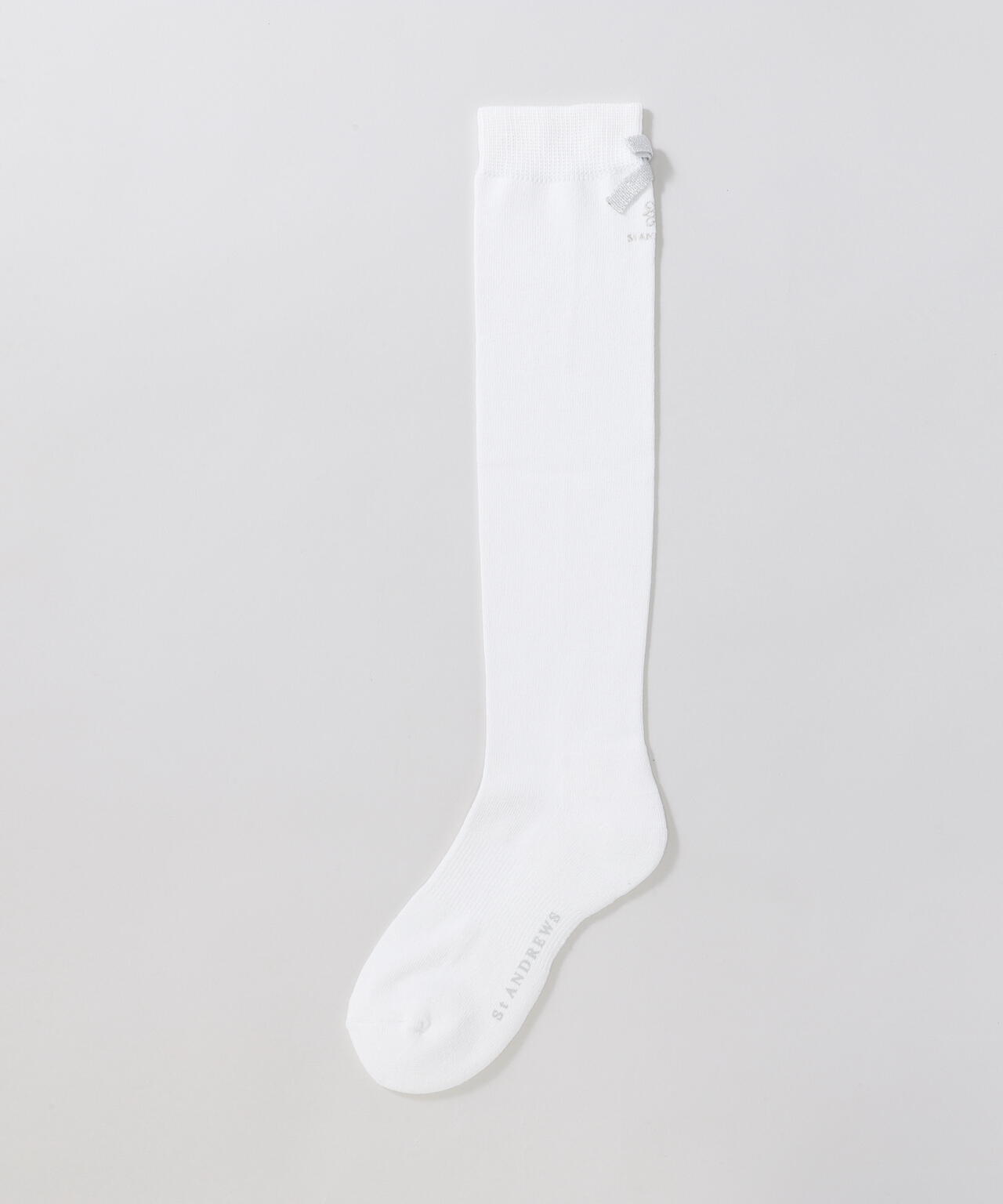 接触冷感 抗菌防臭リボンハイソックス (WOMENS)