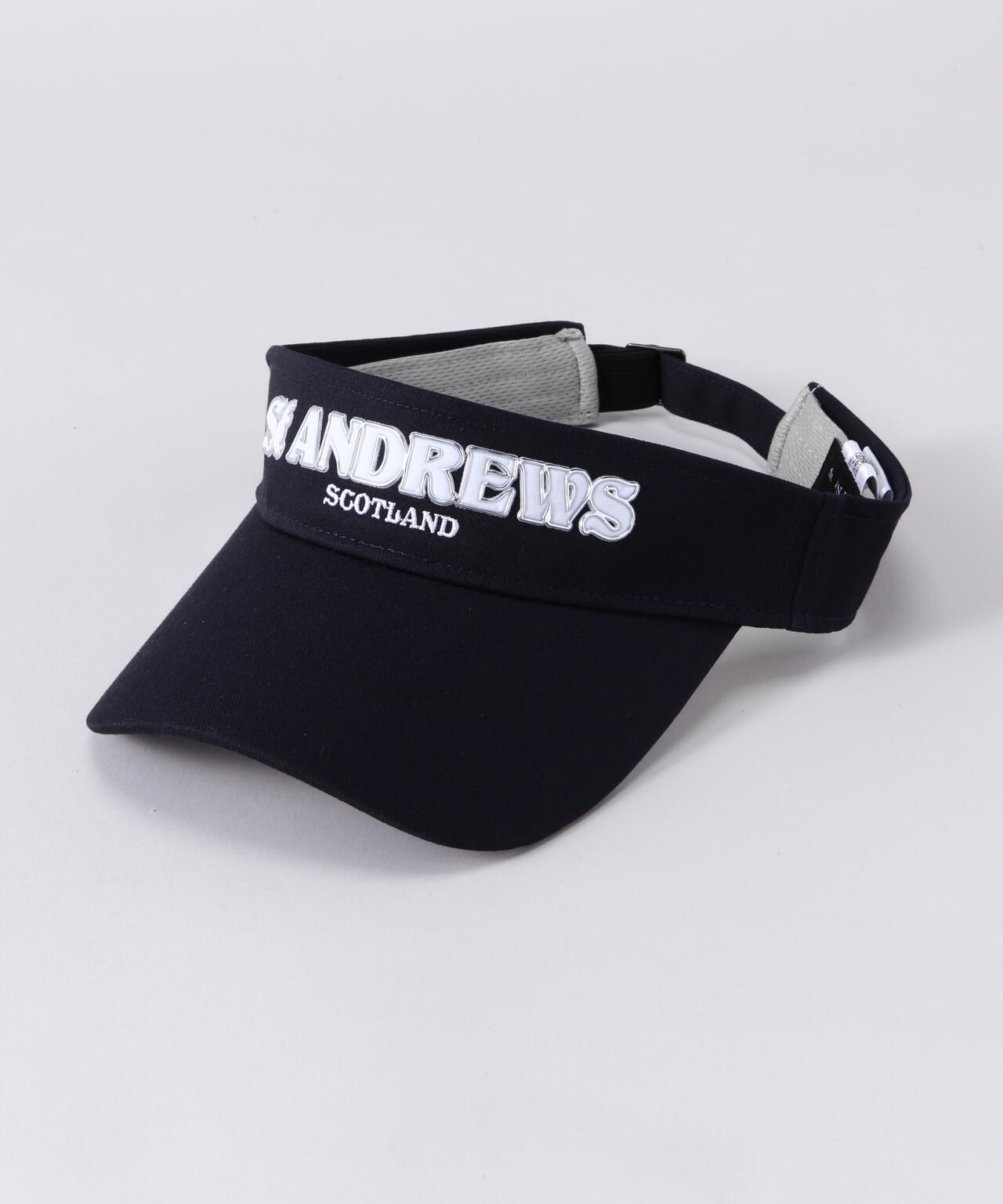 撥水撥油加工 TCツイルロゴバイザー (UNISEX)