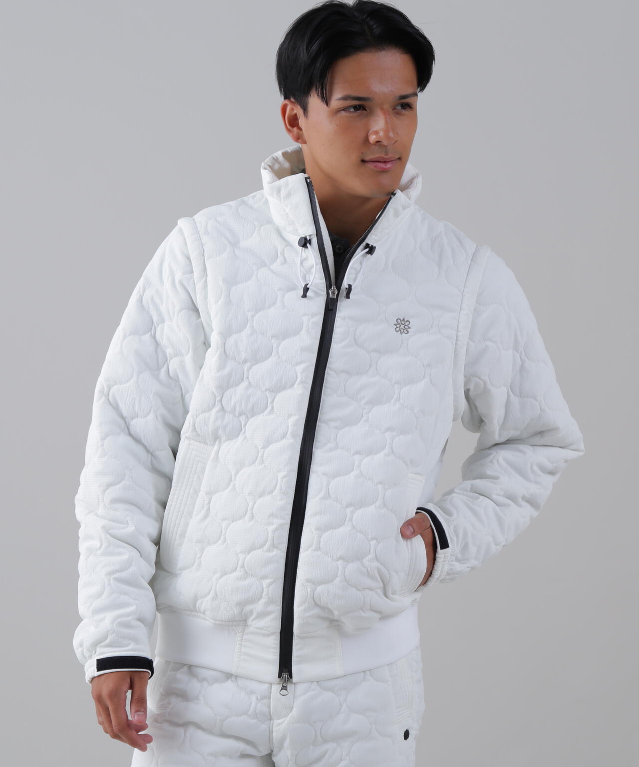 ウェーブストレッチ中綿ブルゾン (MENS)