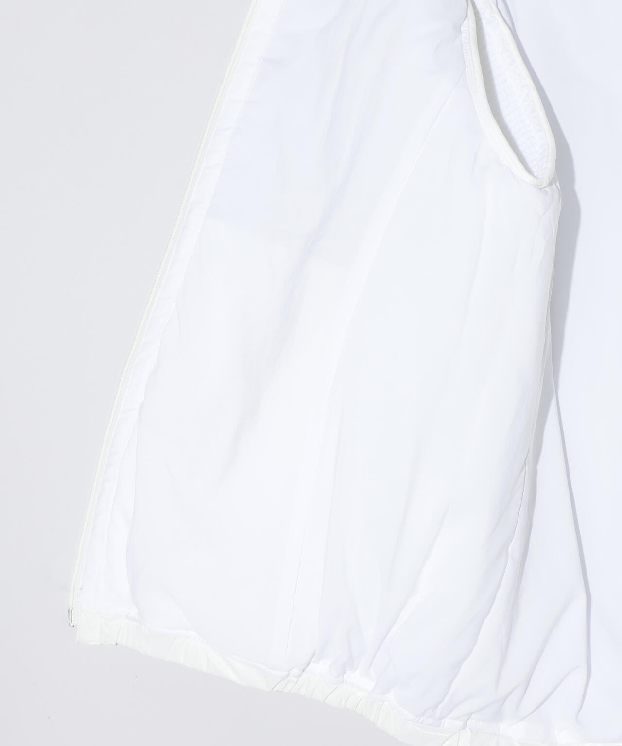 ドットストレッチキルト袖ニットブルゾン (MENS)