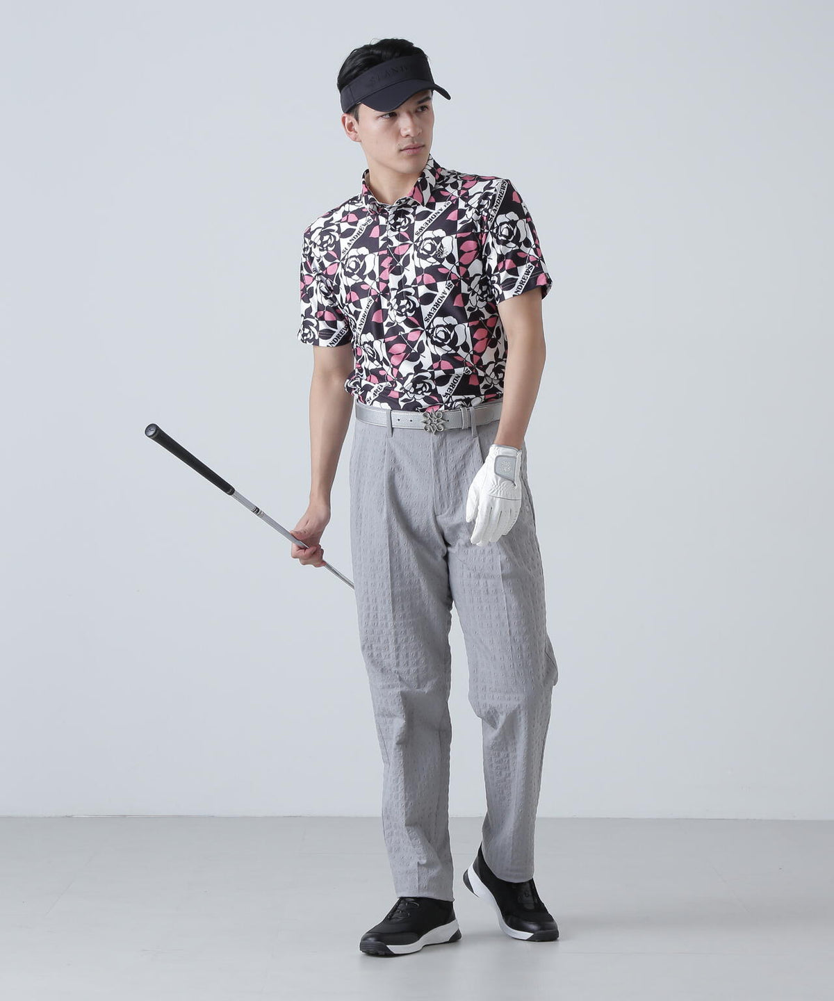 EXストレッチVISION千鳥楊柳ストレッチパンツ (MENS)