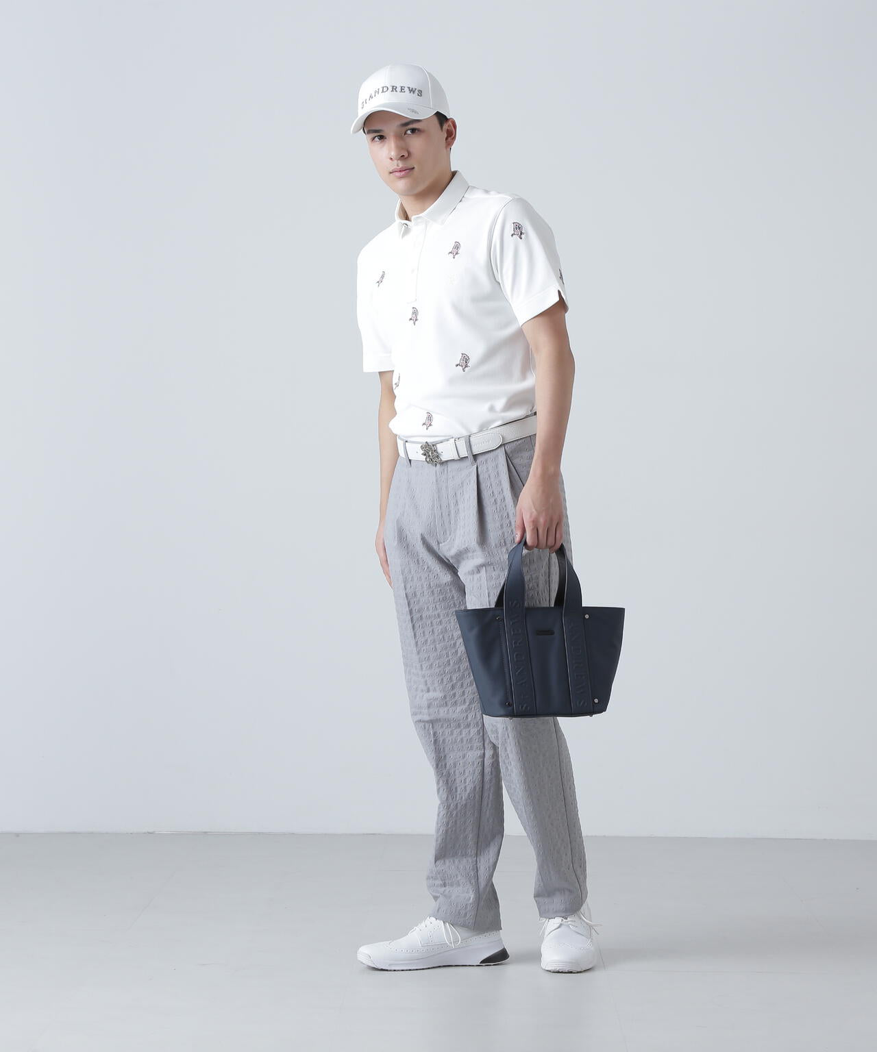 EXストレッチVISION千鳥楊柳ストレッチパンツ (MENS)