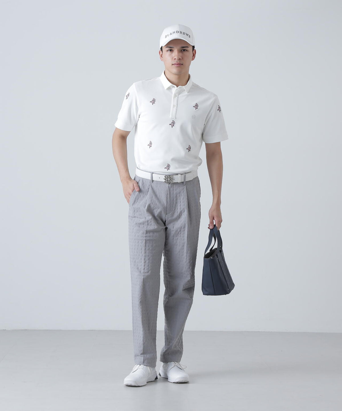EXストレッチVISION千鳥楊柳ストレッチパンツ (MENS)