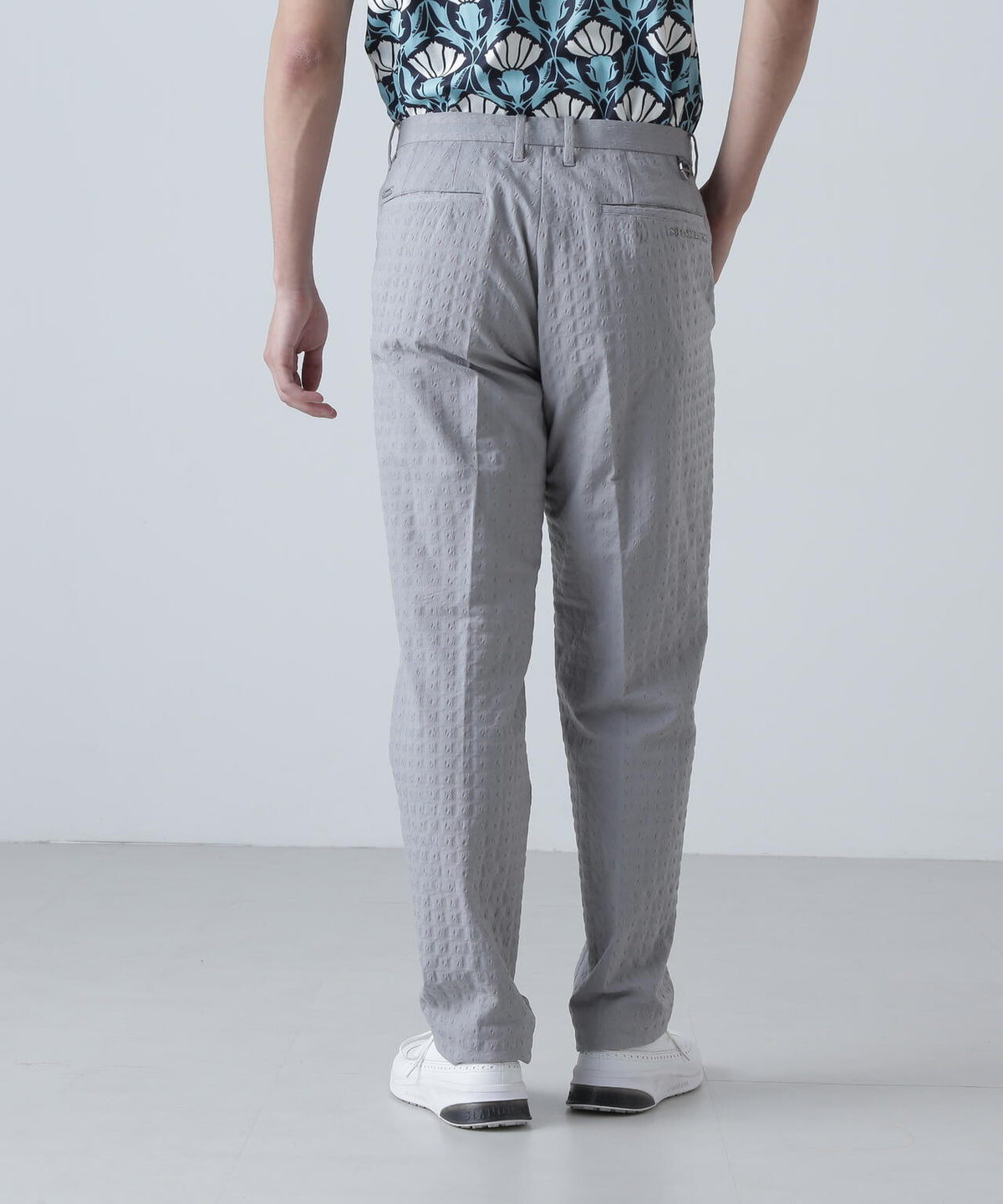 EXストレッチVISION千鳥楊柳ストレッチパンツ (MENS)