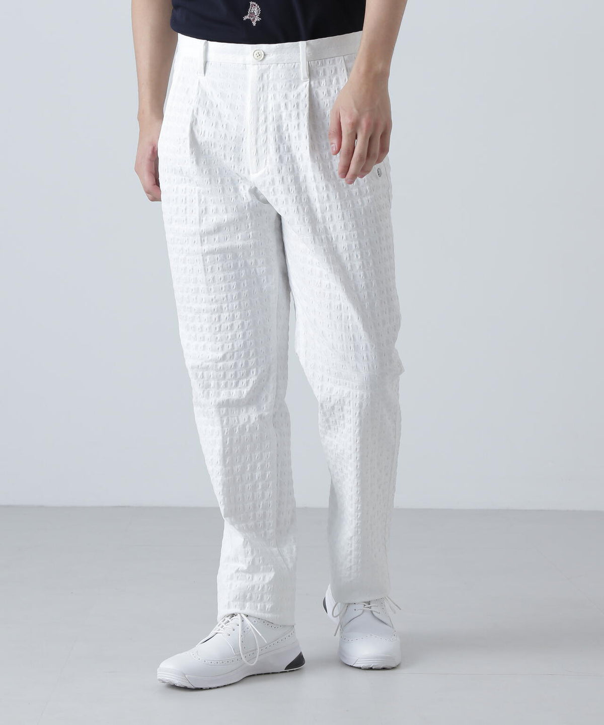 EXストレッチVISION千鳥楊柳ストレッチパンツ (MENS)