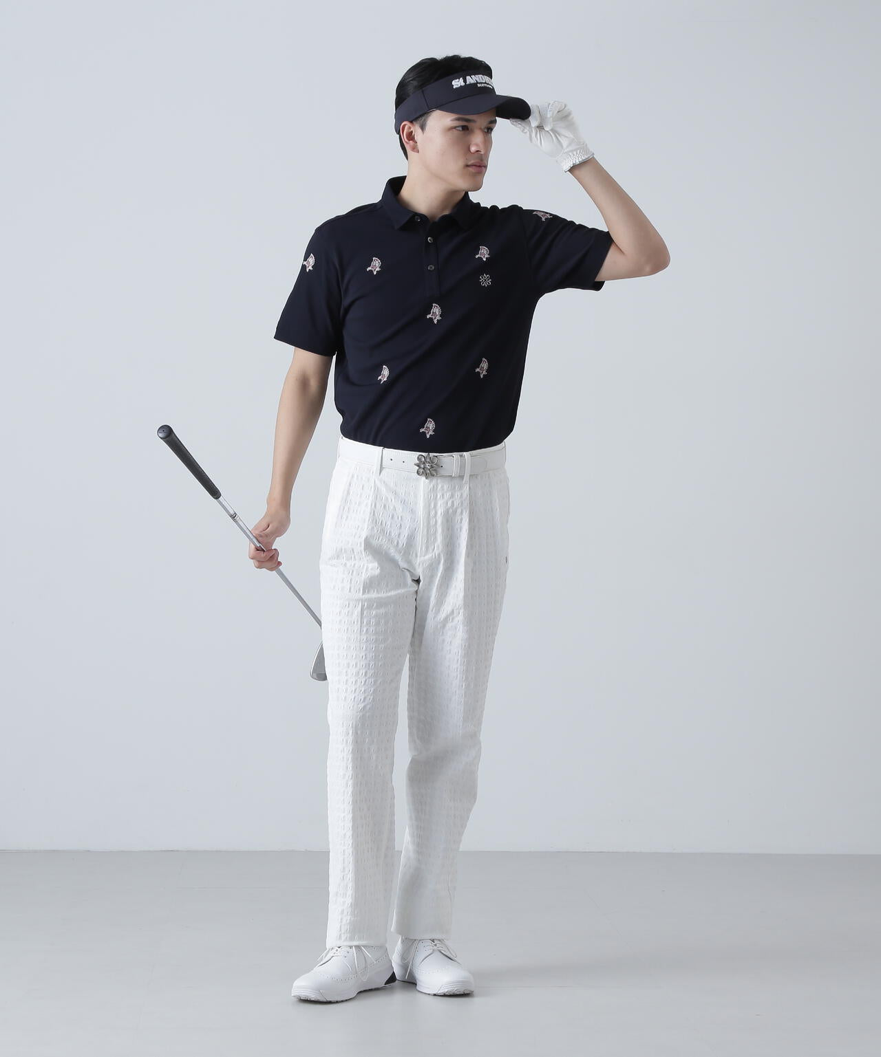 EXストレッチVISION千鳥楊柳ストレッチパンツ (MENS)