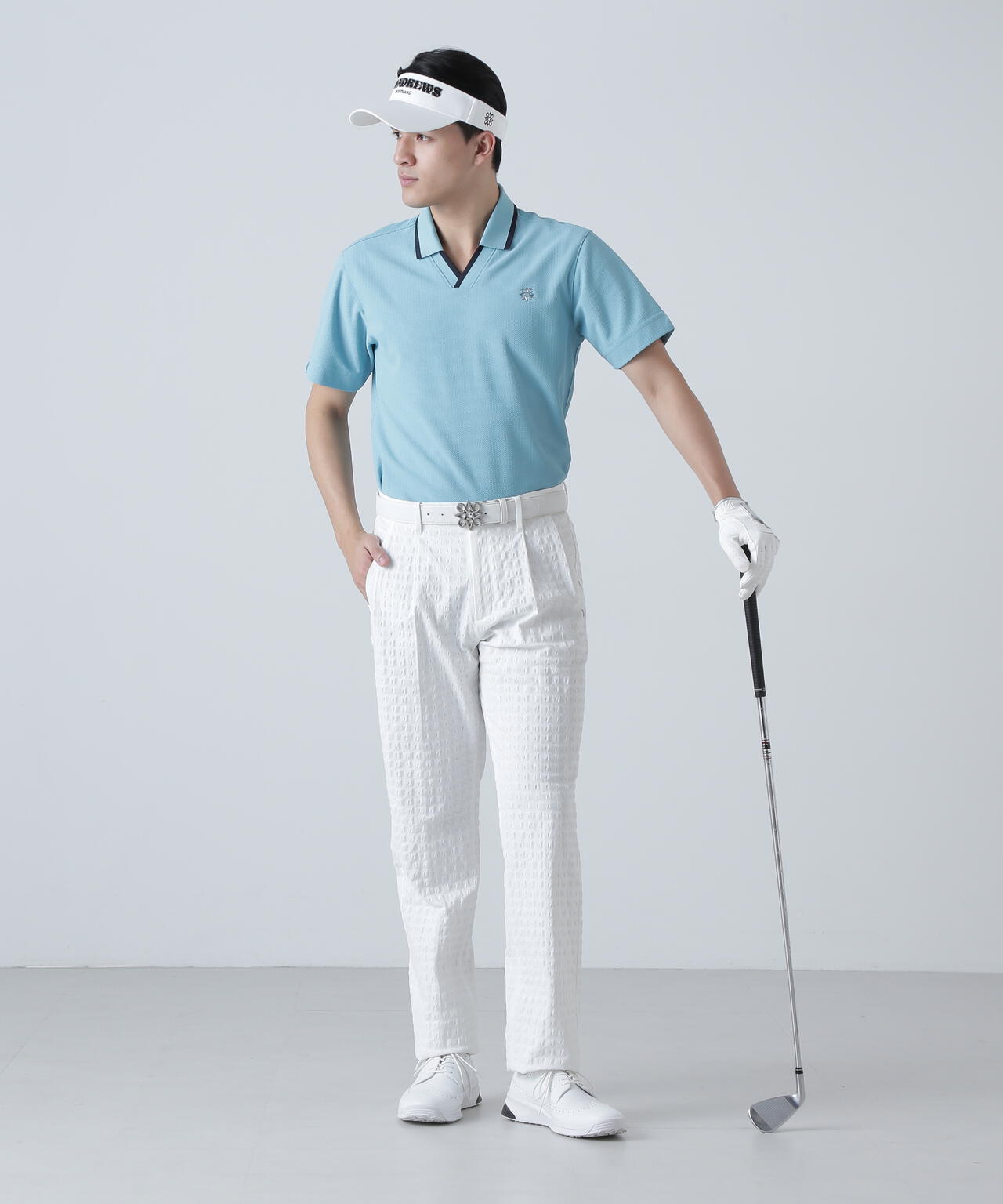 EXストレッチVISION千鳥楊柳ストレッチパンツ (MENS)