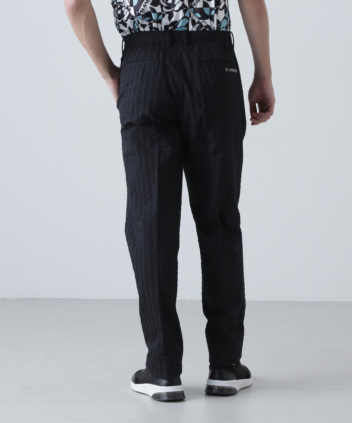 EXストレッチVISION千鳥楊柳ストレッチパンツ (MENS)