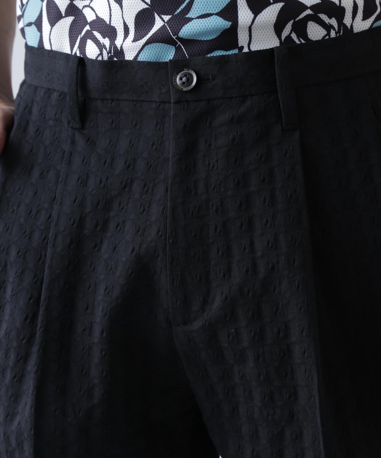 EXストレッチVISION千鳥楊柳ストレッチパンツ (MENS)