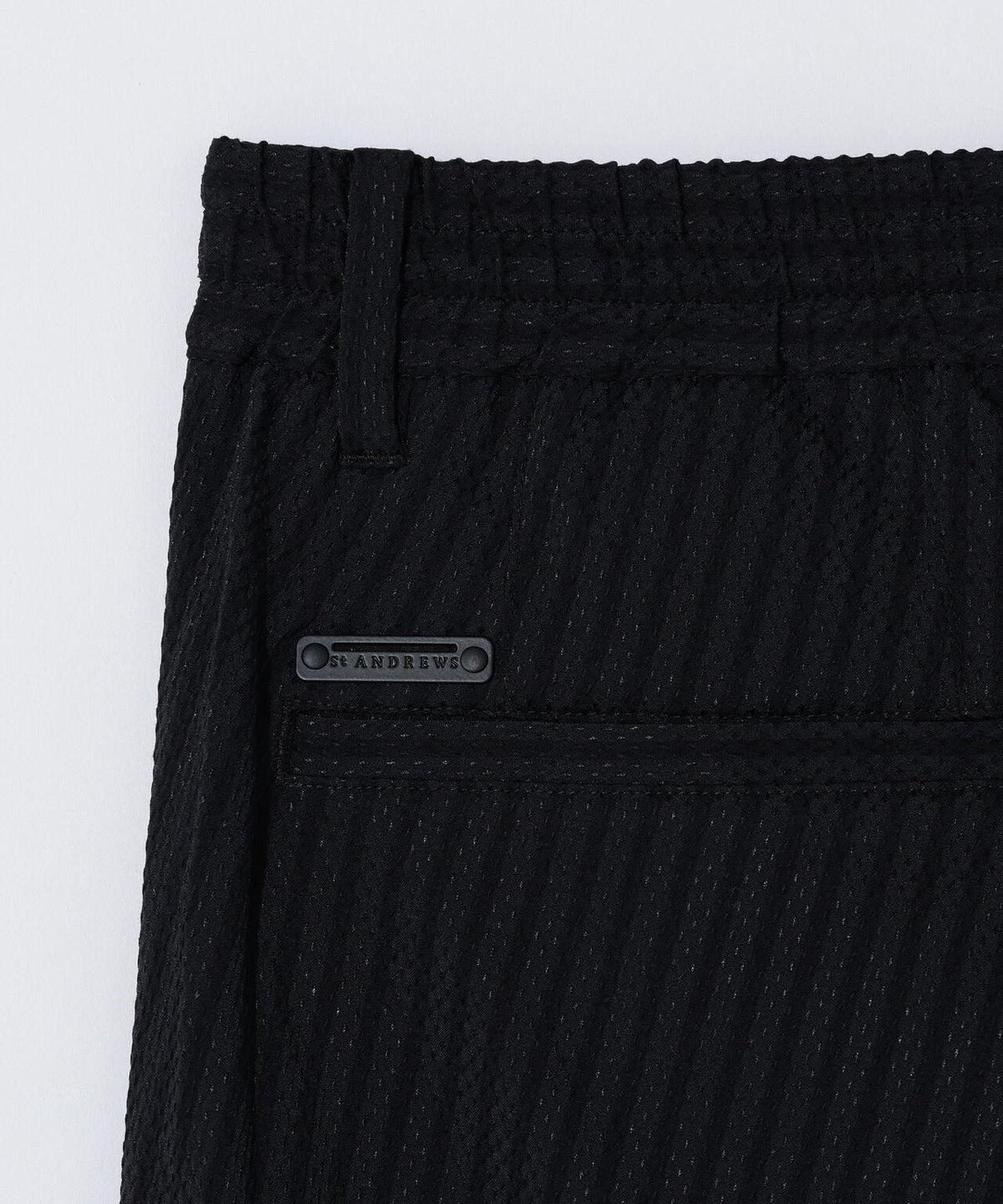 ドットストライプジャカード レギュラーテーパードパンツ (MENS)