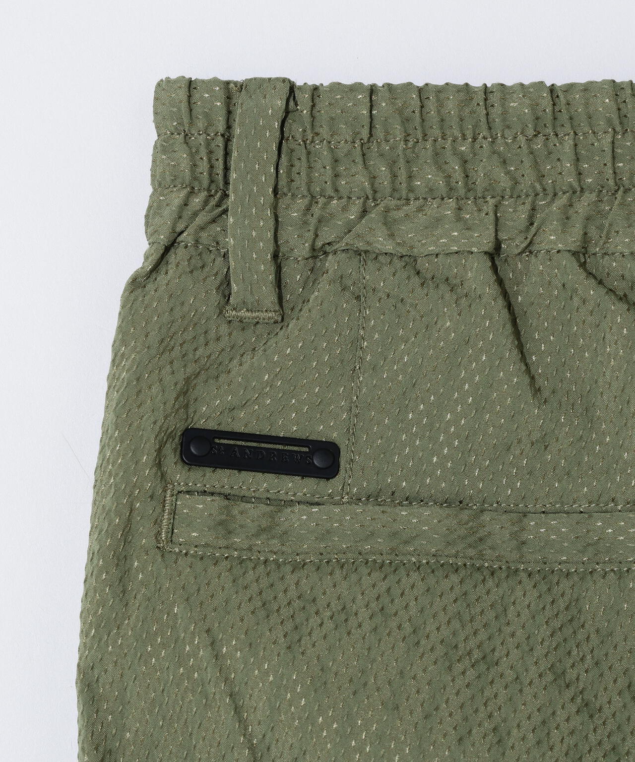 ドットストライプジャカード レギュラーテーパードパンツ (MENS)