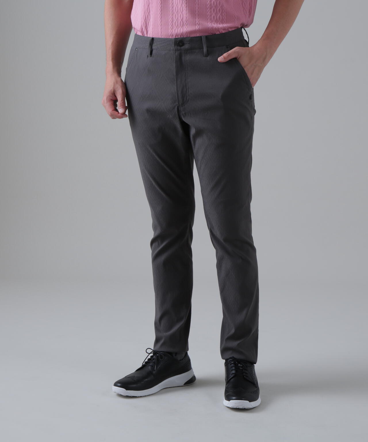 ダイヤジャガードレギュラーストレッチ 5ポケットパンツ (MENS)