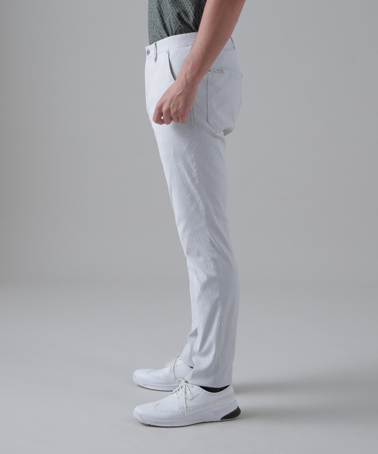 ダイヤジャガードレギュラーストレッチ 5ポケットパンツ (MENS)